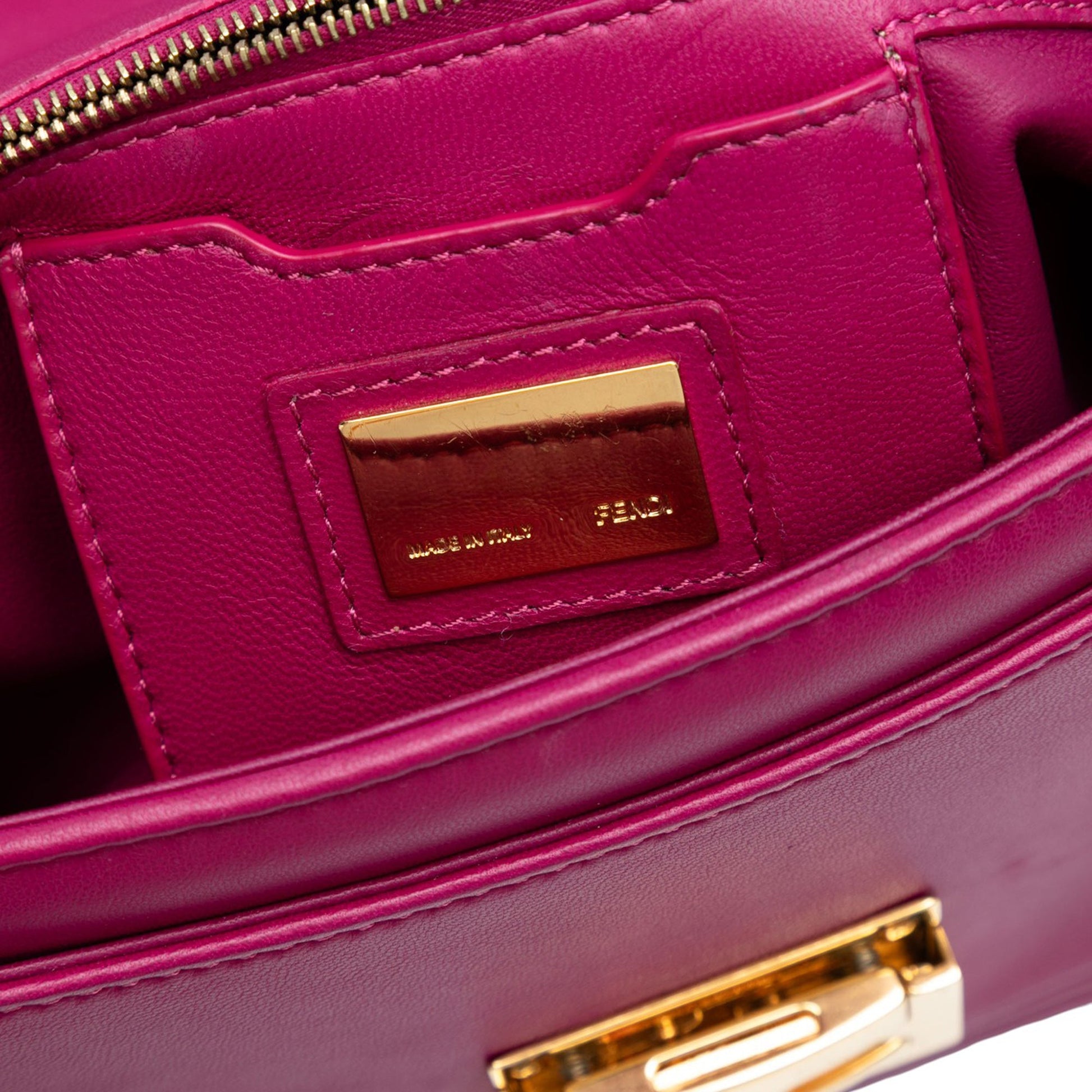 Fendi Nappa Be Baguette Crossbody