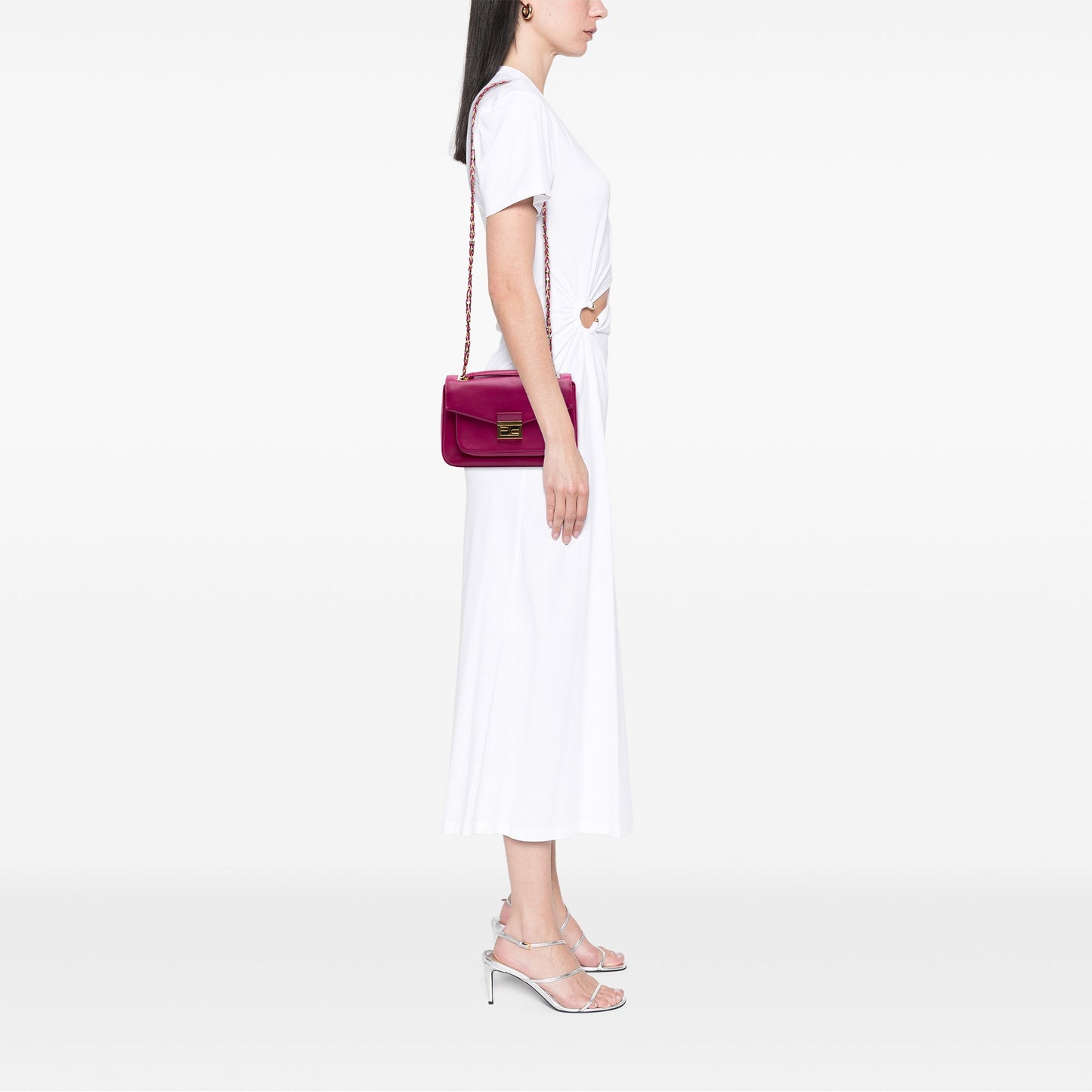 Fendi Nappa Be Baguette Crossbody
