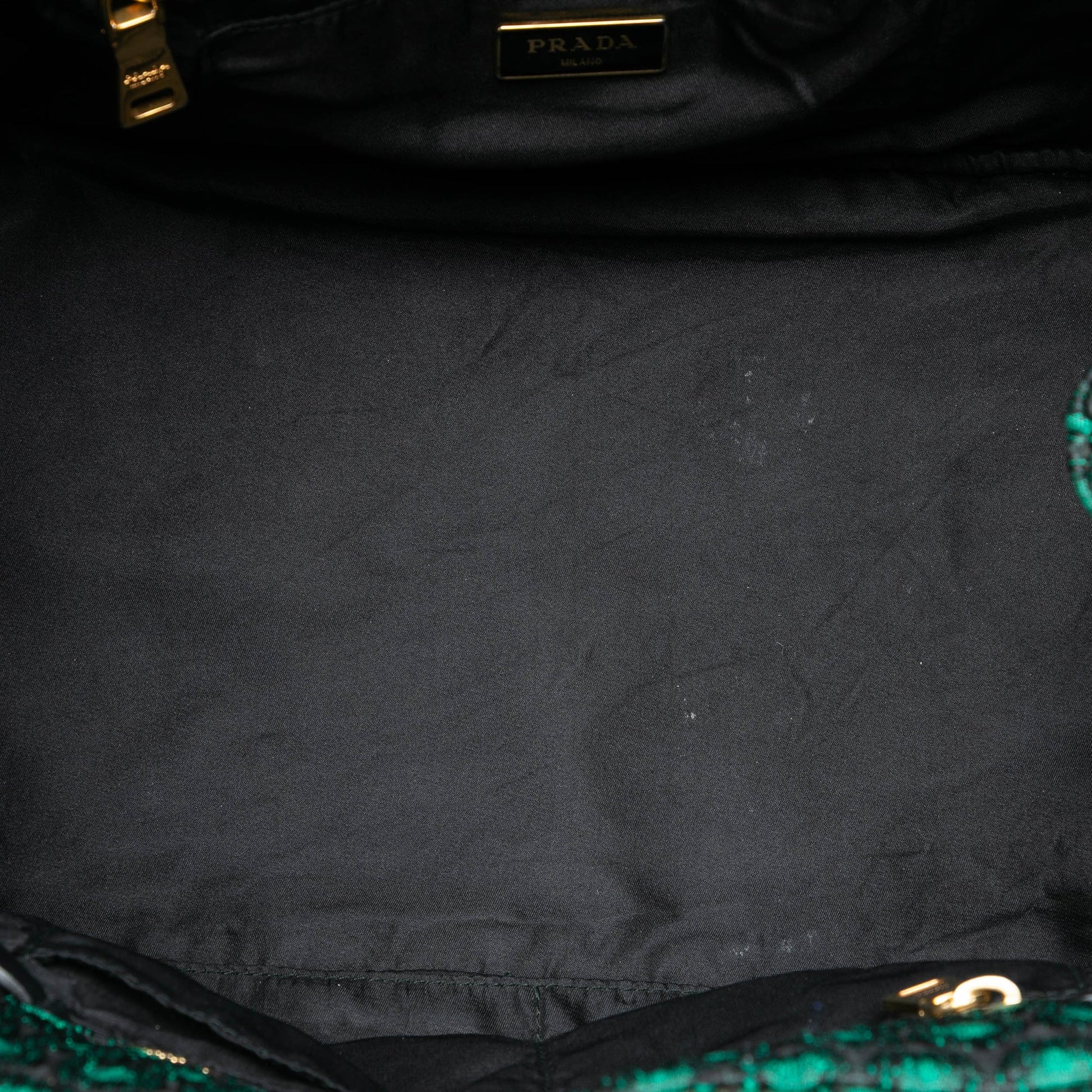 Prada Broccato Canapa Satchel