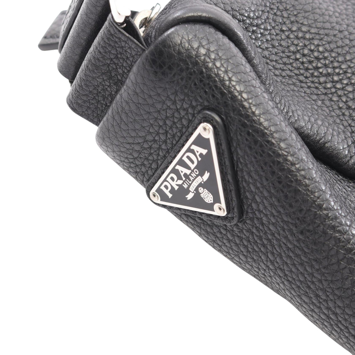 Prada Vitello Daino Triangle Crossbody Bag