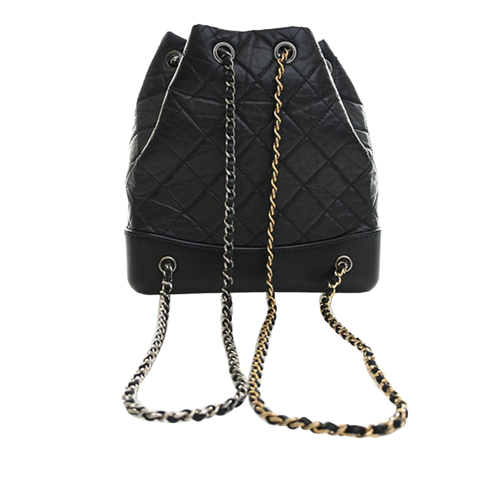 Chanel Small Quilted Aged Calfskin Gabrielle Backpack