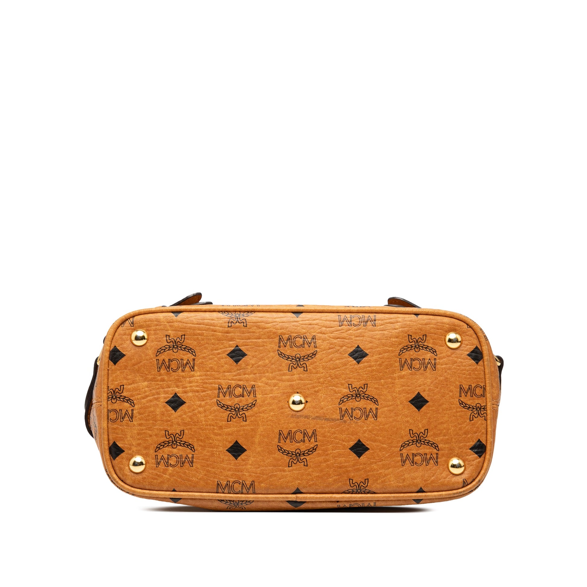 MCM Visetos Coated Canvas Satchel