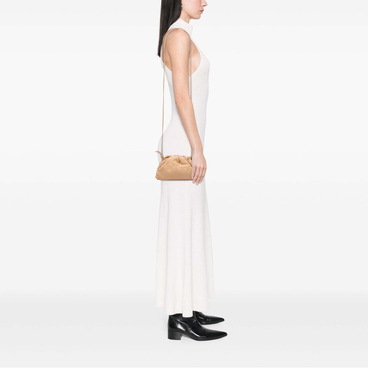 Bottega Veneta Lambskin The Mini Pouch Crossbody