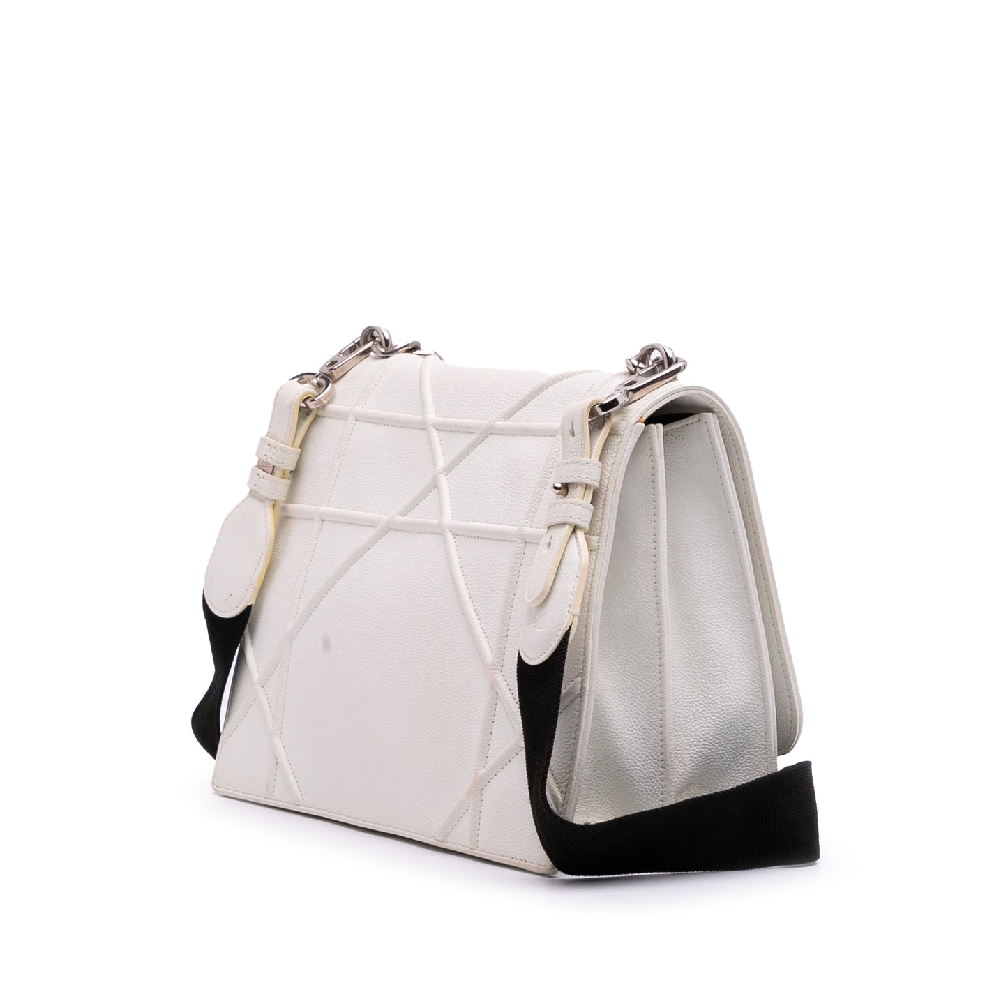 Dior Large Grained Calfskin Diorama Satchel