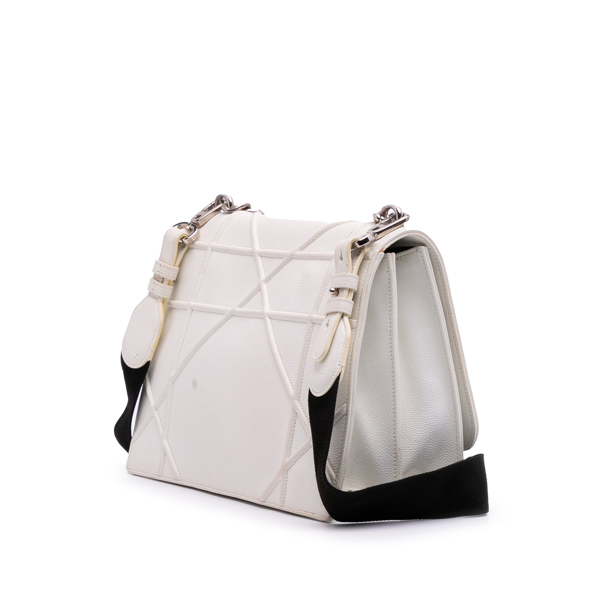 Dior Large Grained Calfskin Diorama Satchel
