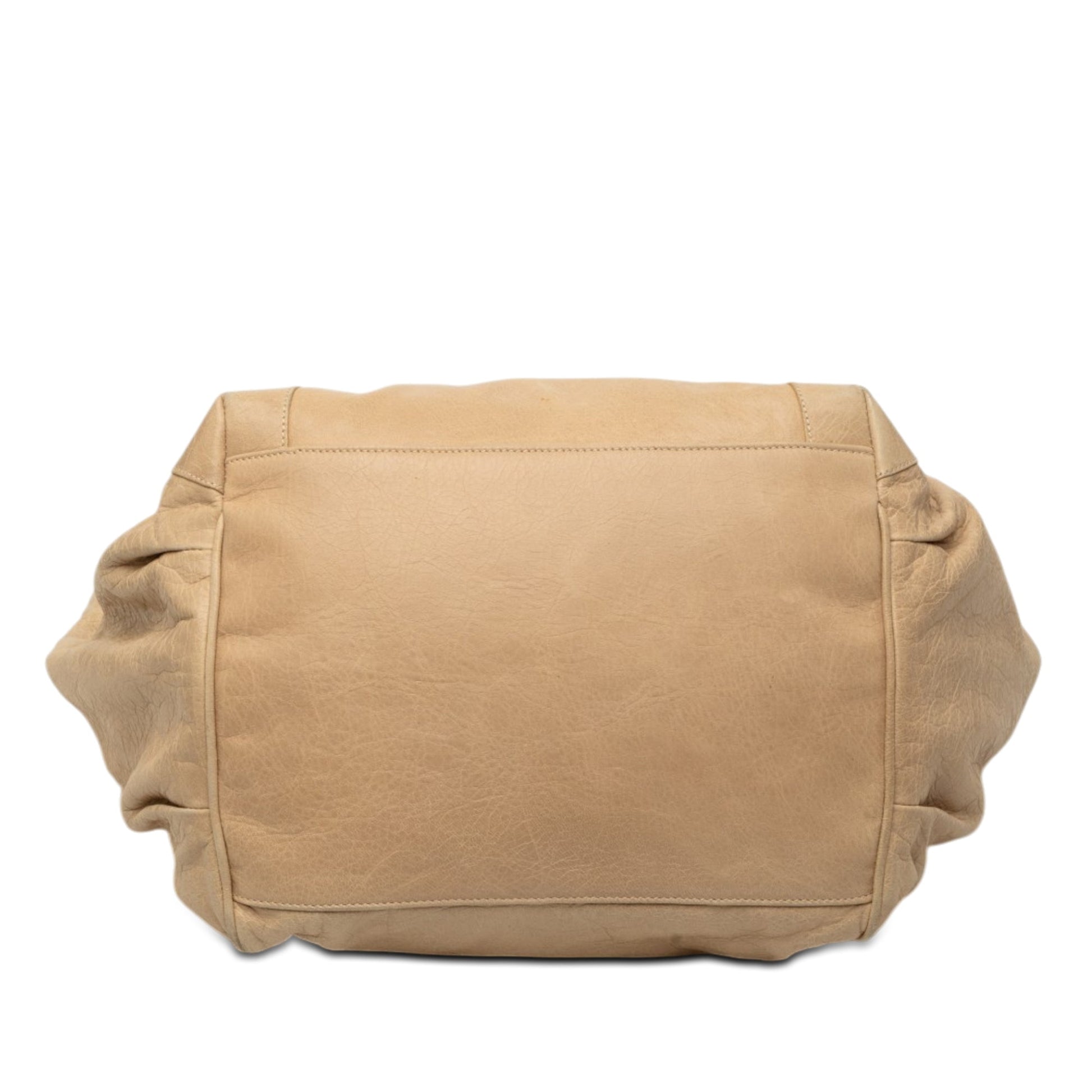 Balenciaga Lambskin Motocross Classic Sunday Tote