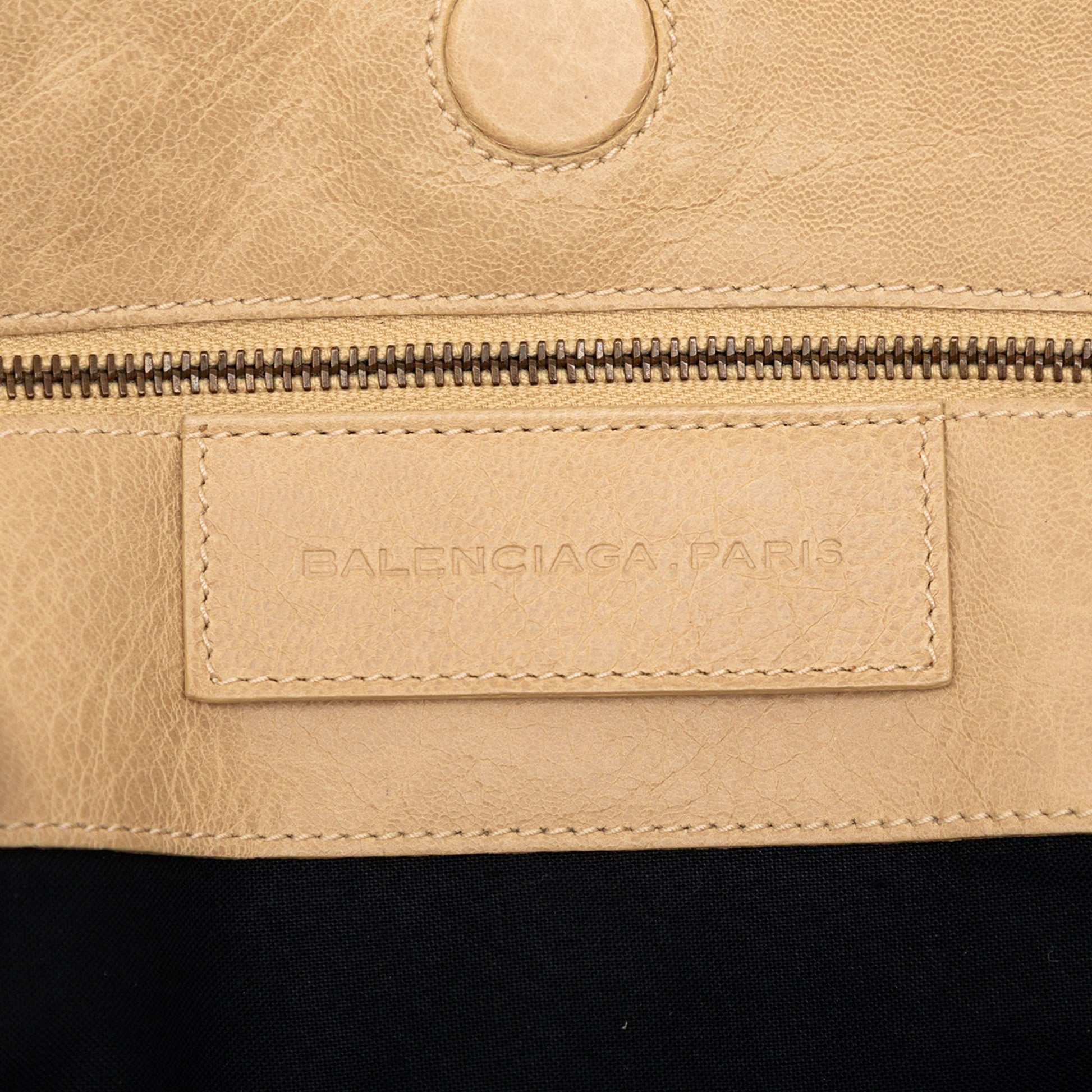 Balenciaga Lambskin Motocross Classic Sunday Tote