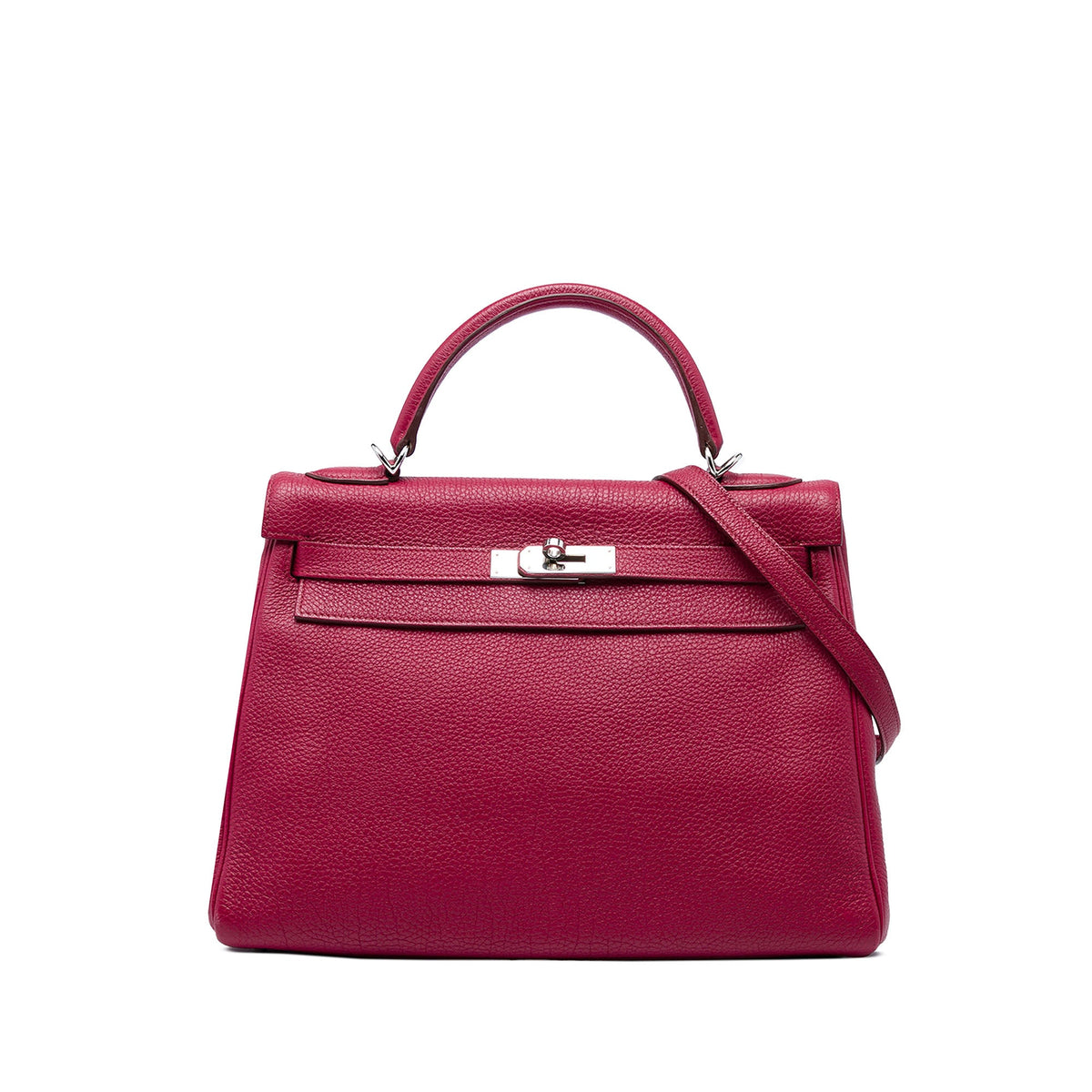 Hermès Togo Kelly II Retourne 32 — Red