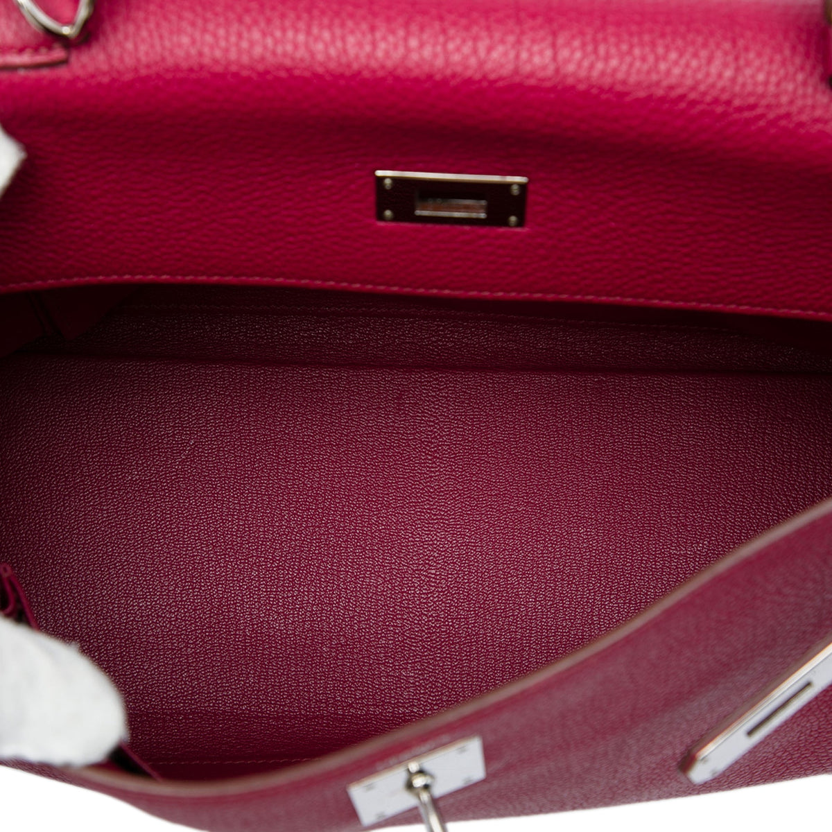 Hermès Togo Kelly II Retourne 32 — Red