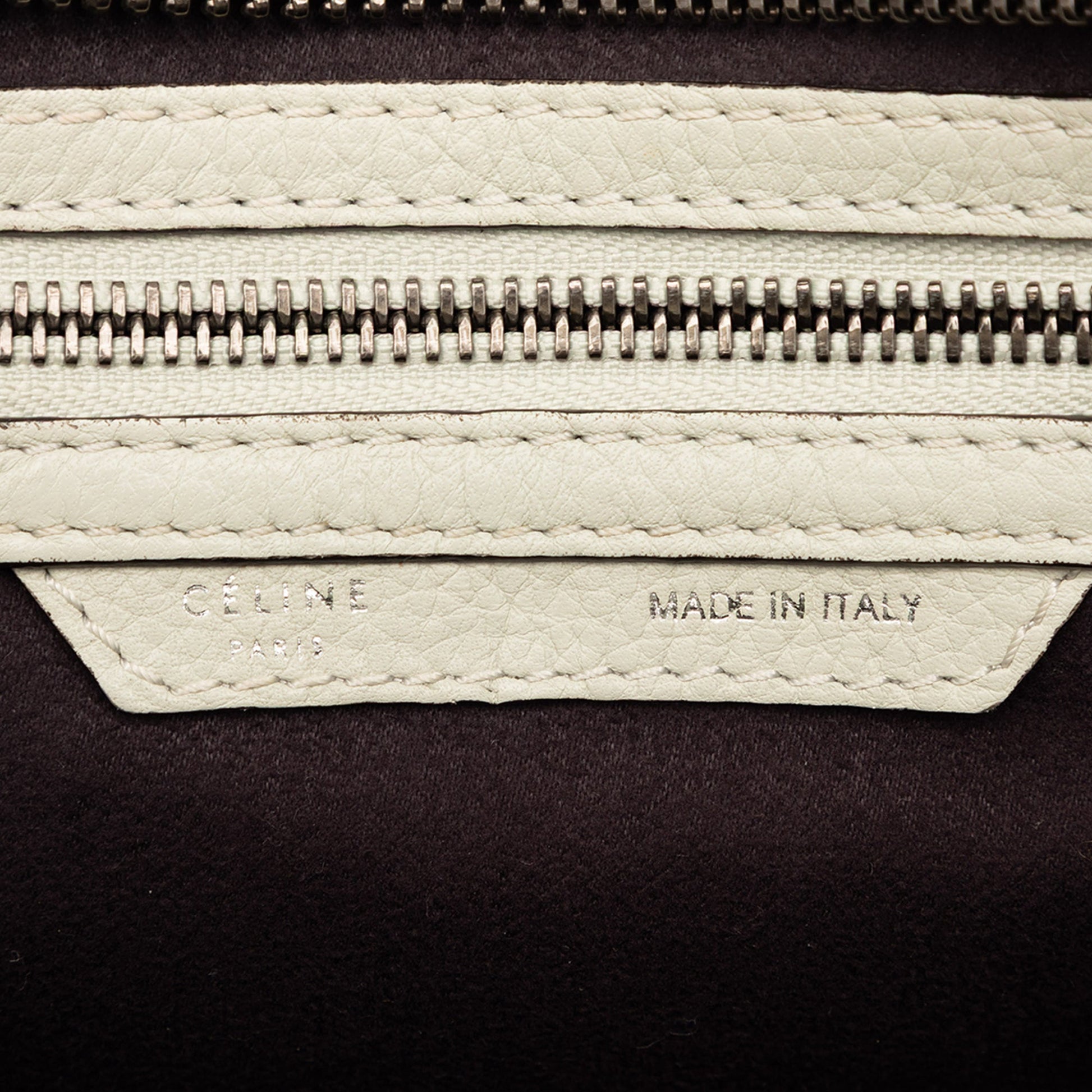Celine Micro Leather Luggage Tote