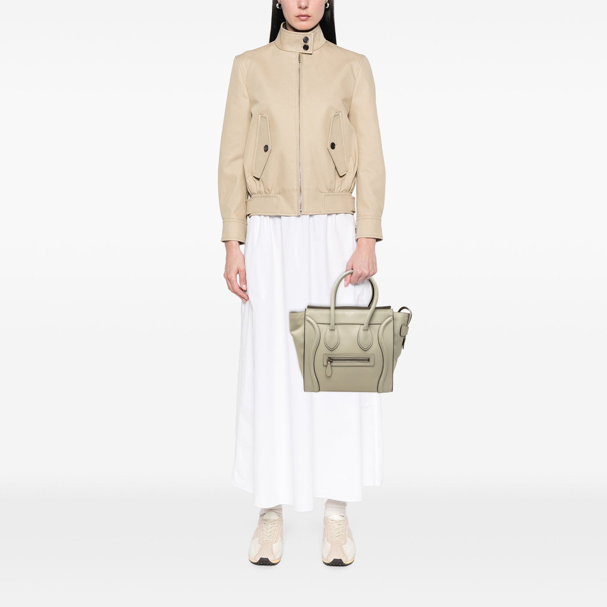 Celine Micro Leather Luggage Tote