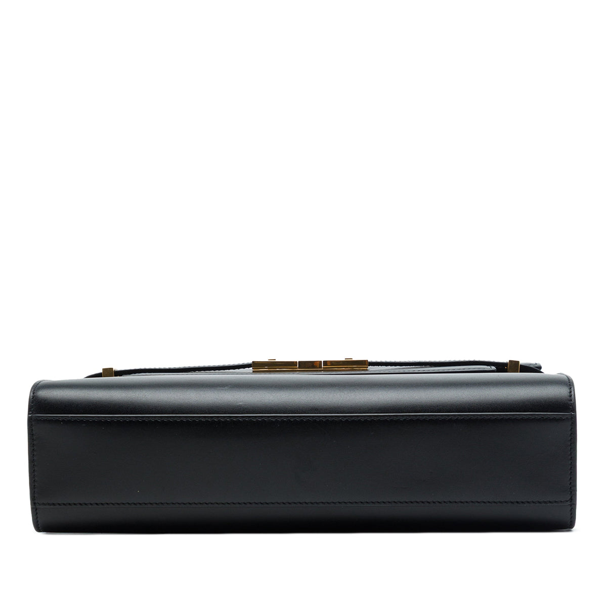 Saint Laurent Medium Smooth Calfskin Manhattan Shoulder Bag — Black