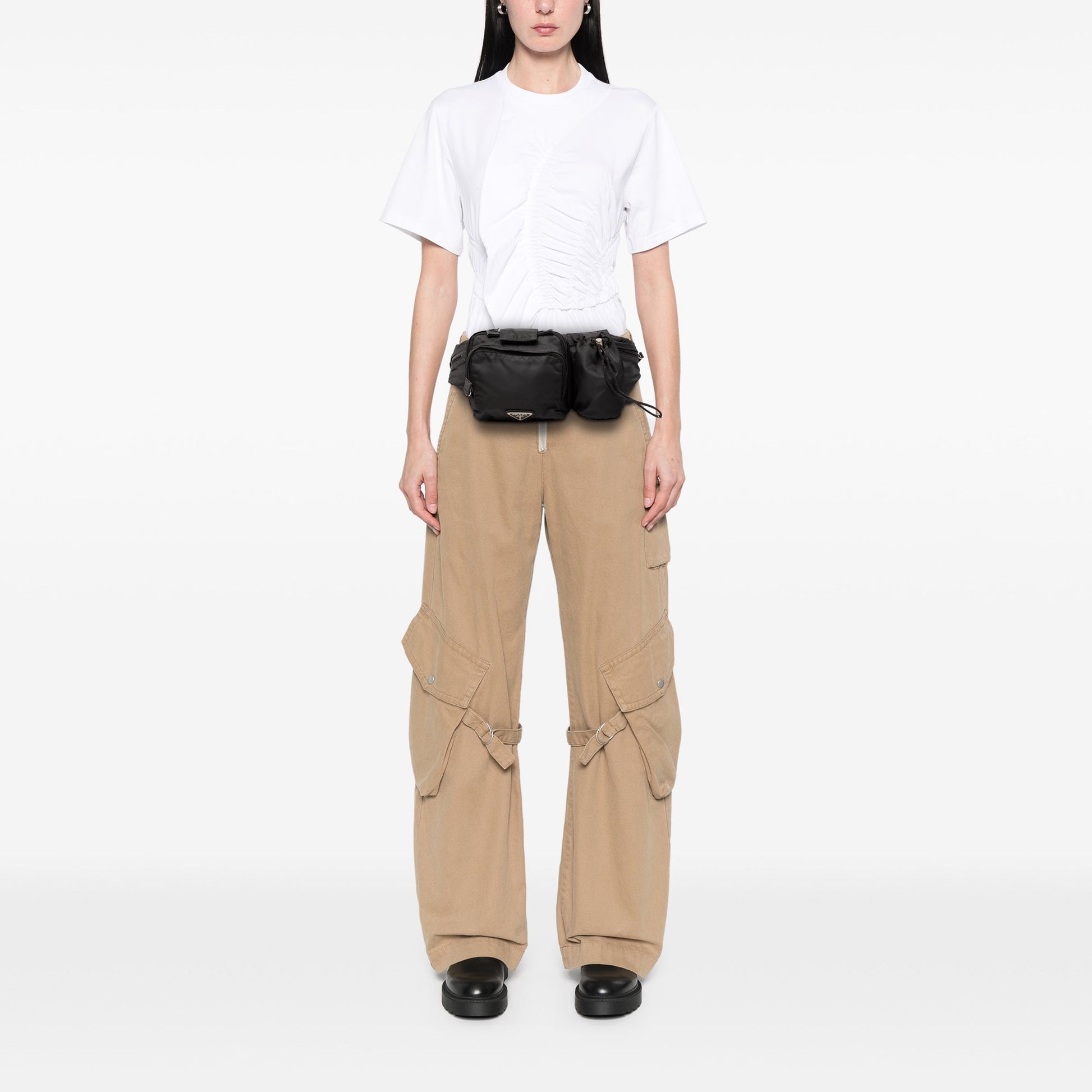 Prada Tessuto Multi Pocket Belt Bag
