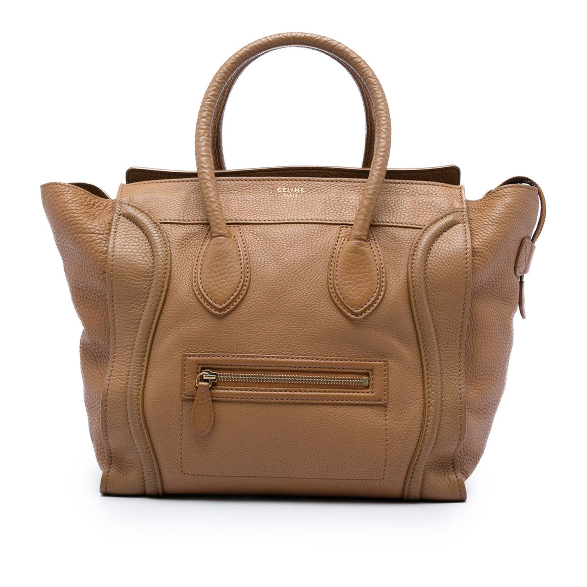 Celine Mini Grained Calfskin Luggage Tote