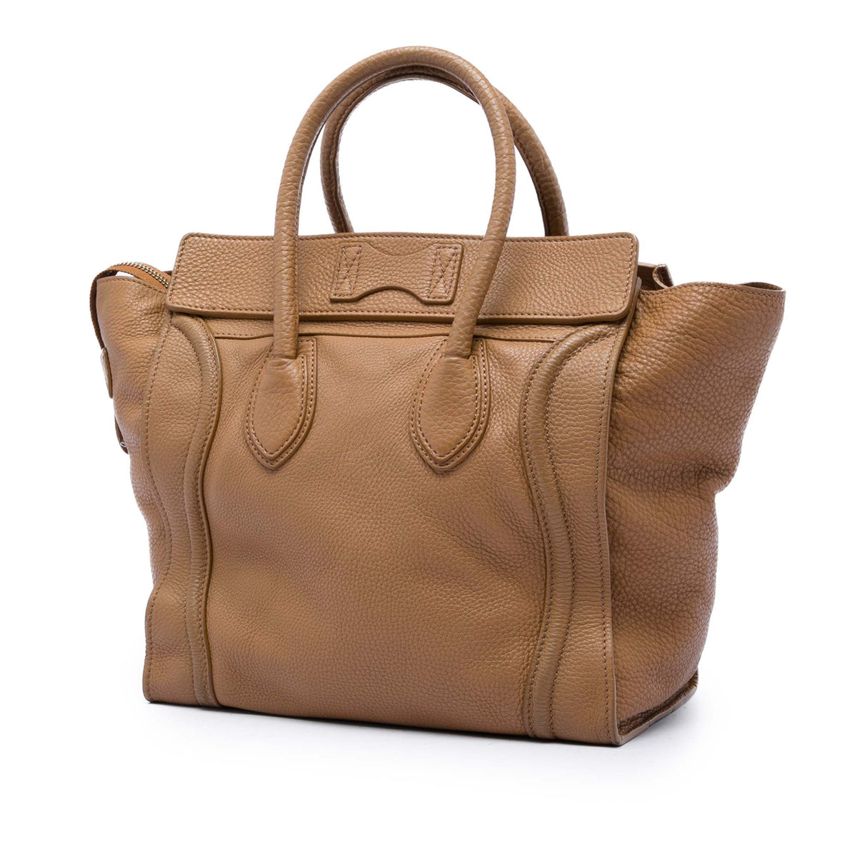 Celine Mini Grained Calfskin Luggage Tote