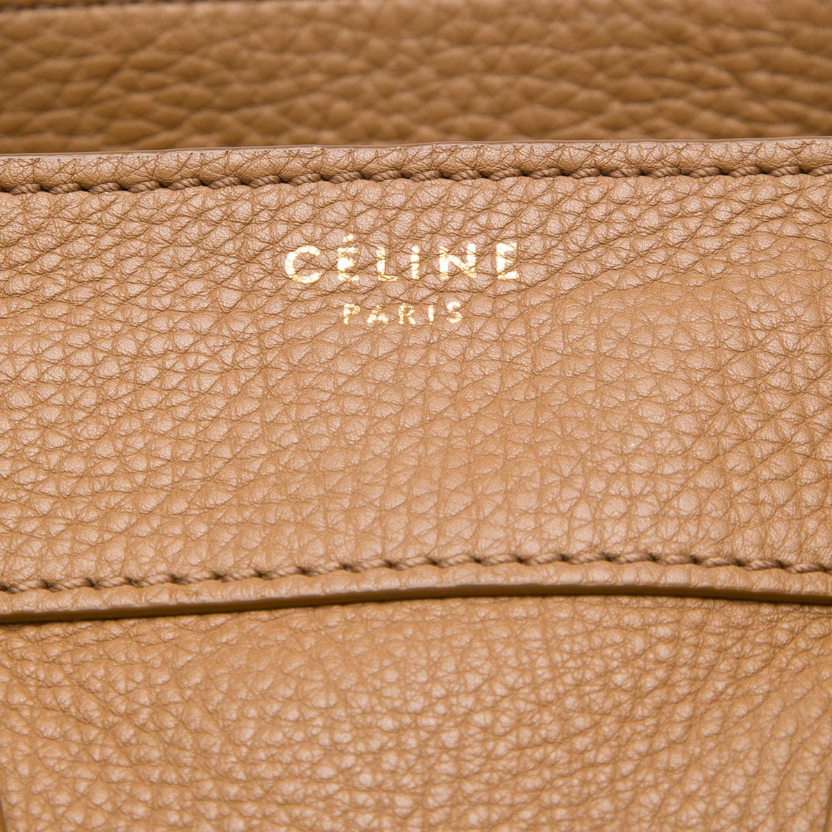 Celine Mini Grained Calfskin Luggage Tote
