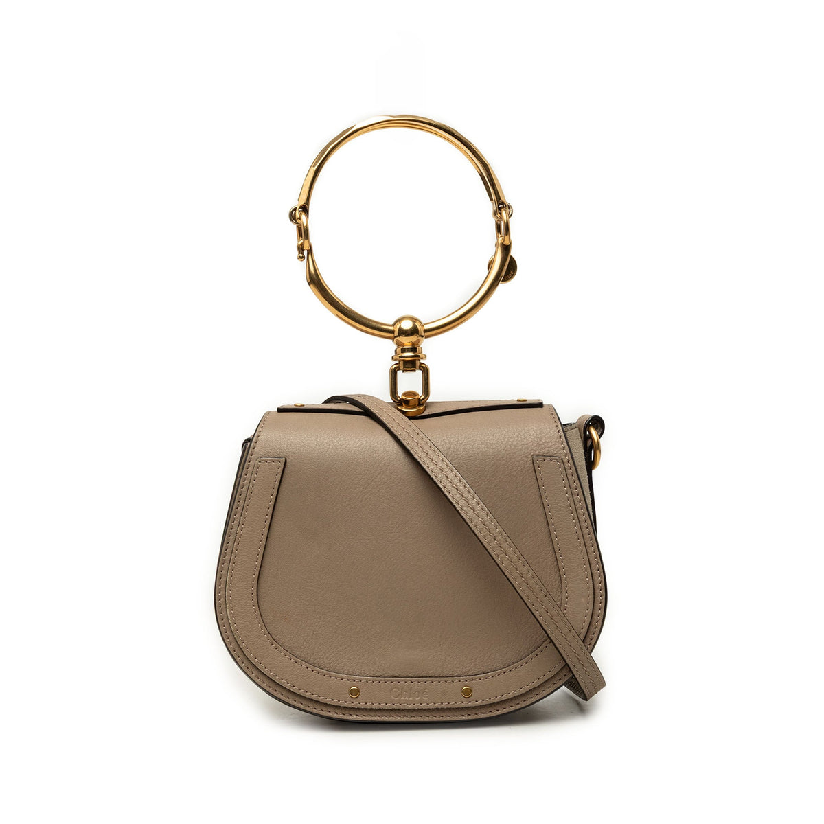 Chloé Small Leather Nile Bracelet Satchel