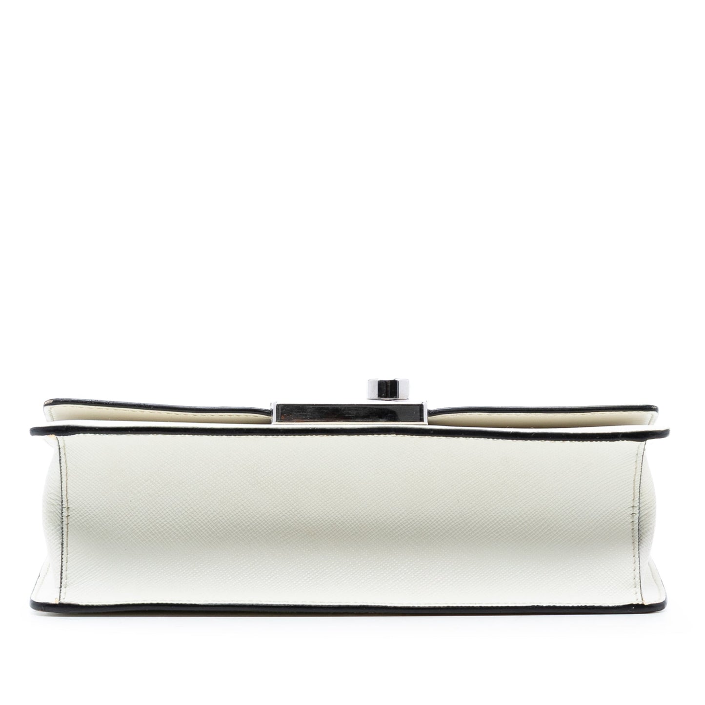 Small Saffiano Sound Lock Chain Crossbody