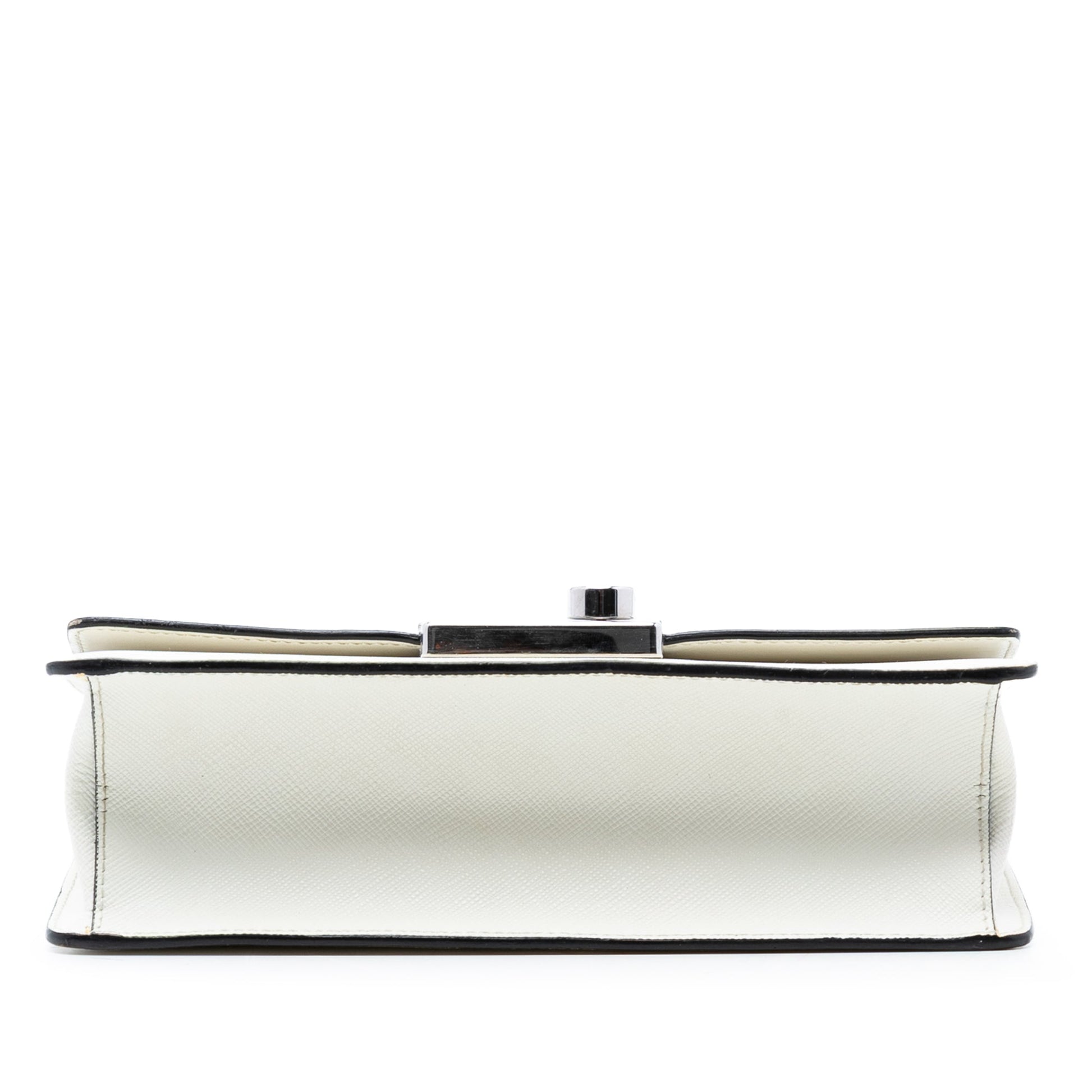 Small Saffiano Sound Lock Chain Crossbody