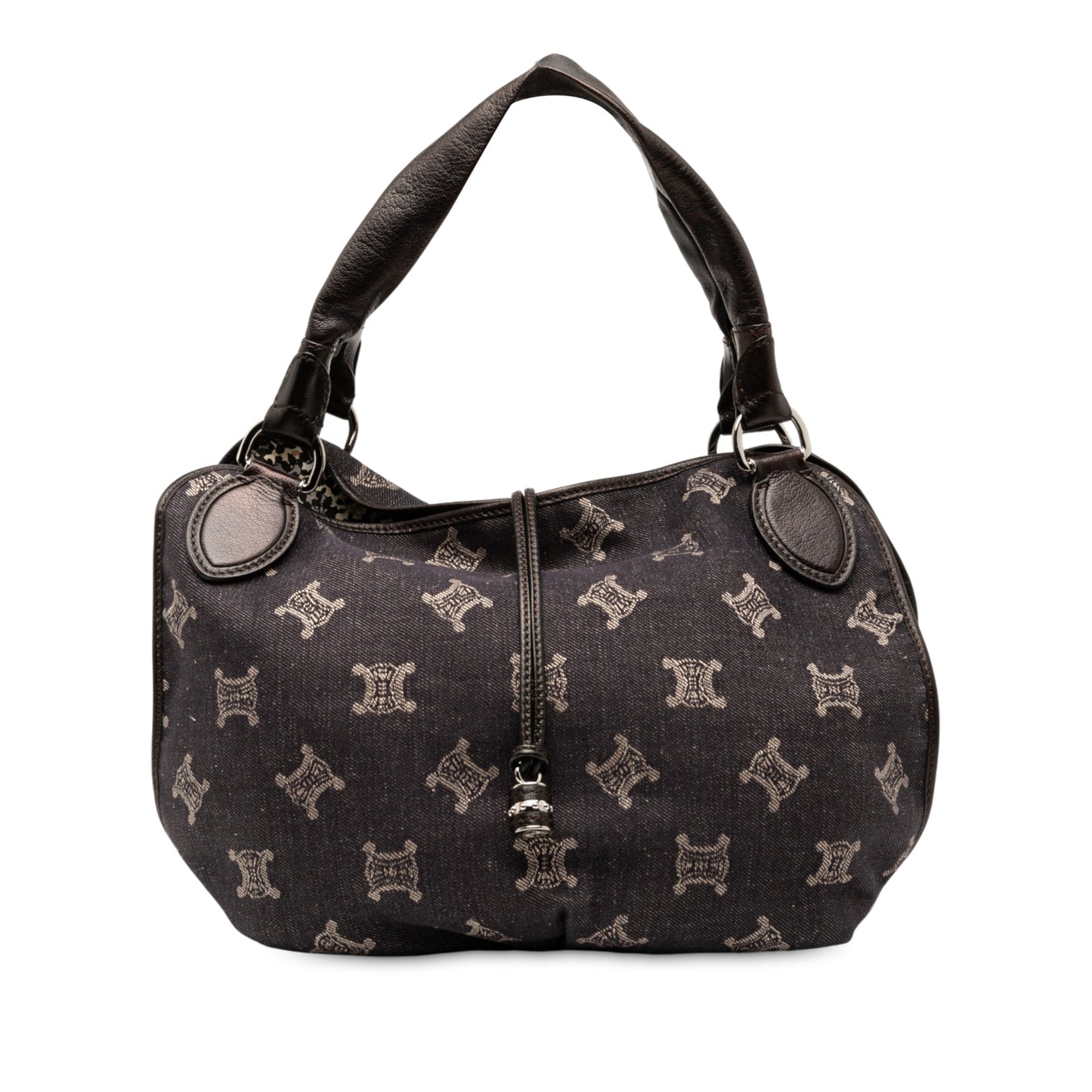 Celine Macadam Denim Bittersweet Hobo Bag