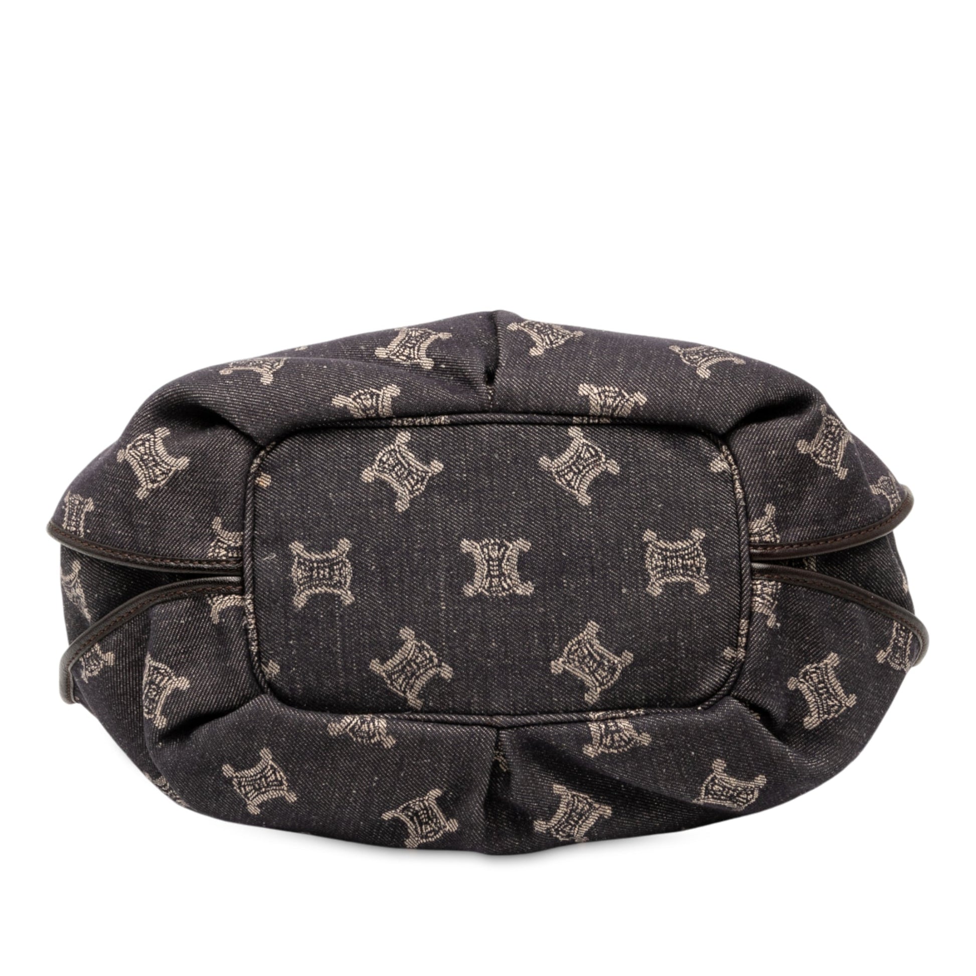 Celine Macadam Denim Bittersweet Hobo Bag
