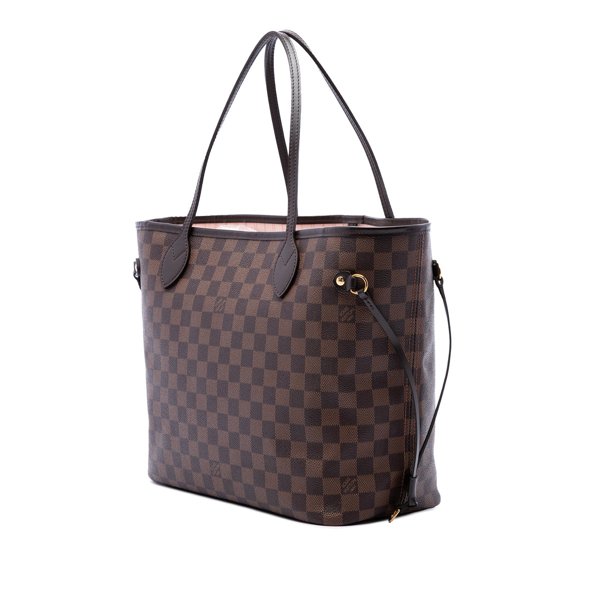Louis Vuitton Damier Ebene Neverfull MM — Brown