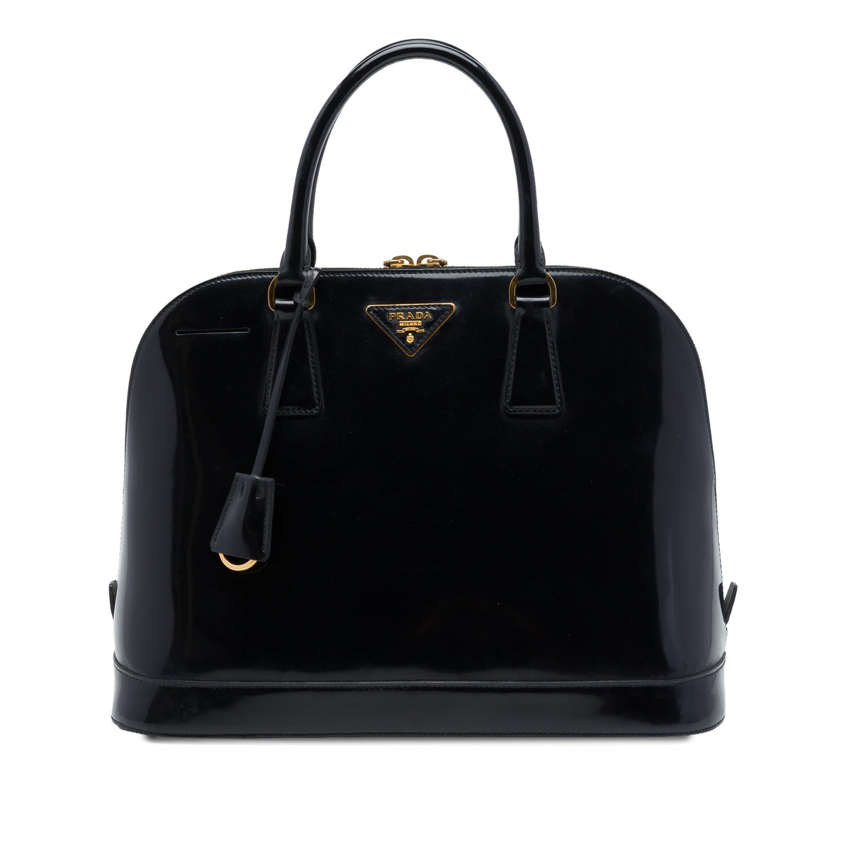 Prada Medium Spazzolato Leather Promenade Satchel