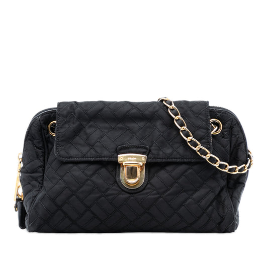 Prada Impuntu Tessuto Chain Crossbody