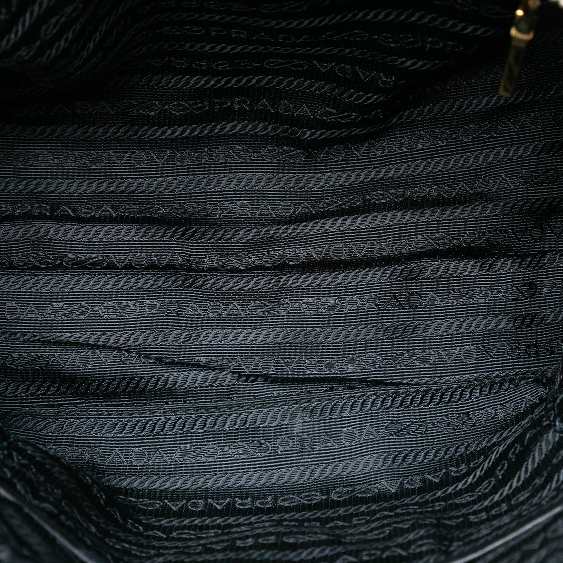 Prada Impuntu Tessuto Chain Crossbody