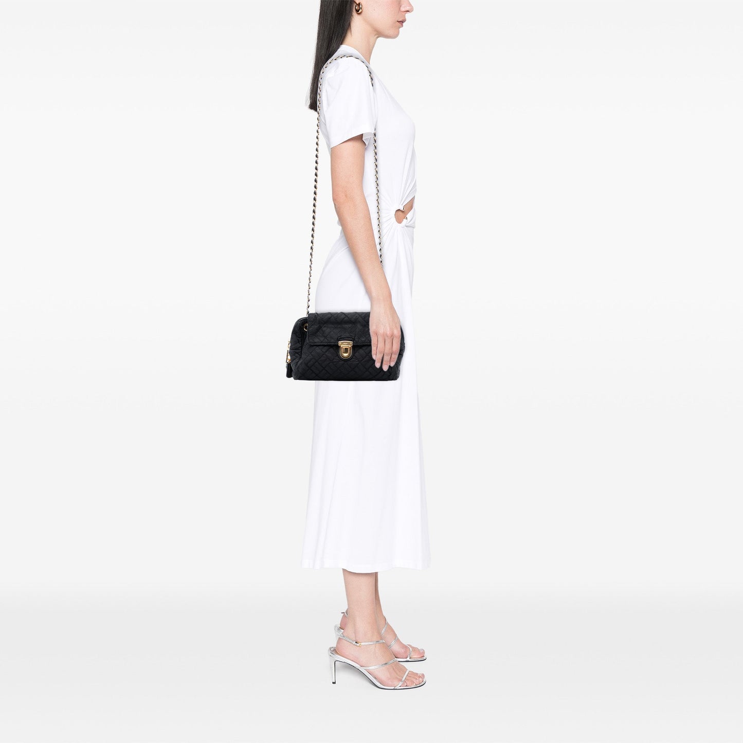Prada Impuntu Tessuto Chain Crossbody