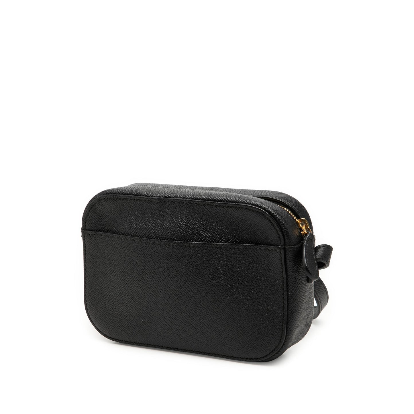 Balenciaga Grained Calfskin Logo Ville Camera Bag XS
