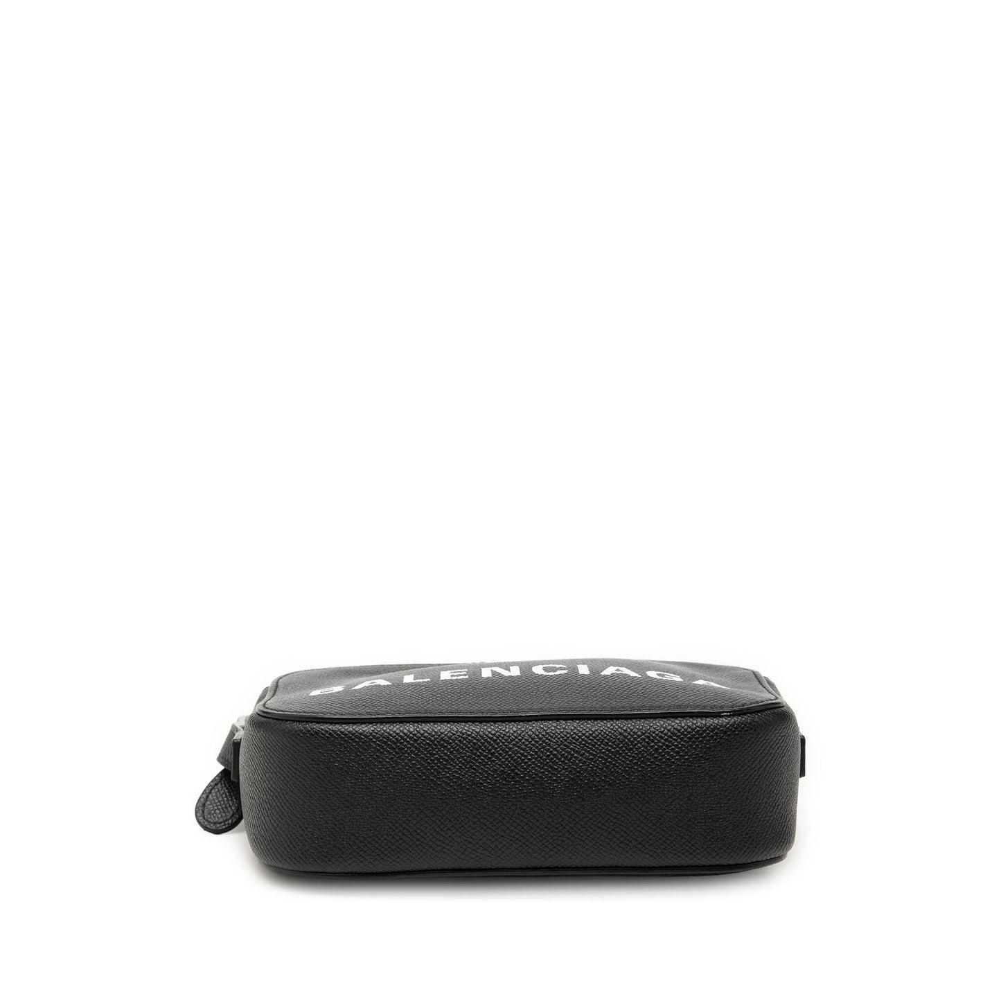 Balenciaga Grained Calfskin Logo Ville Camera Bag XS