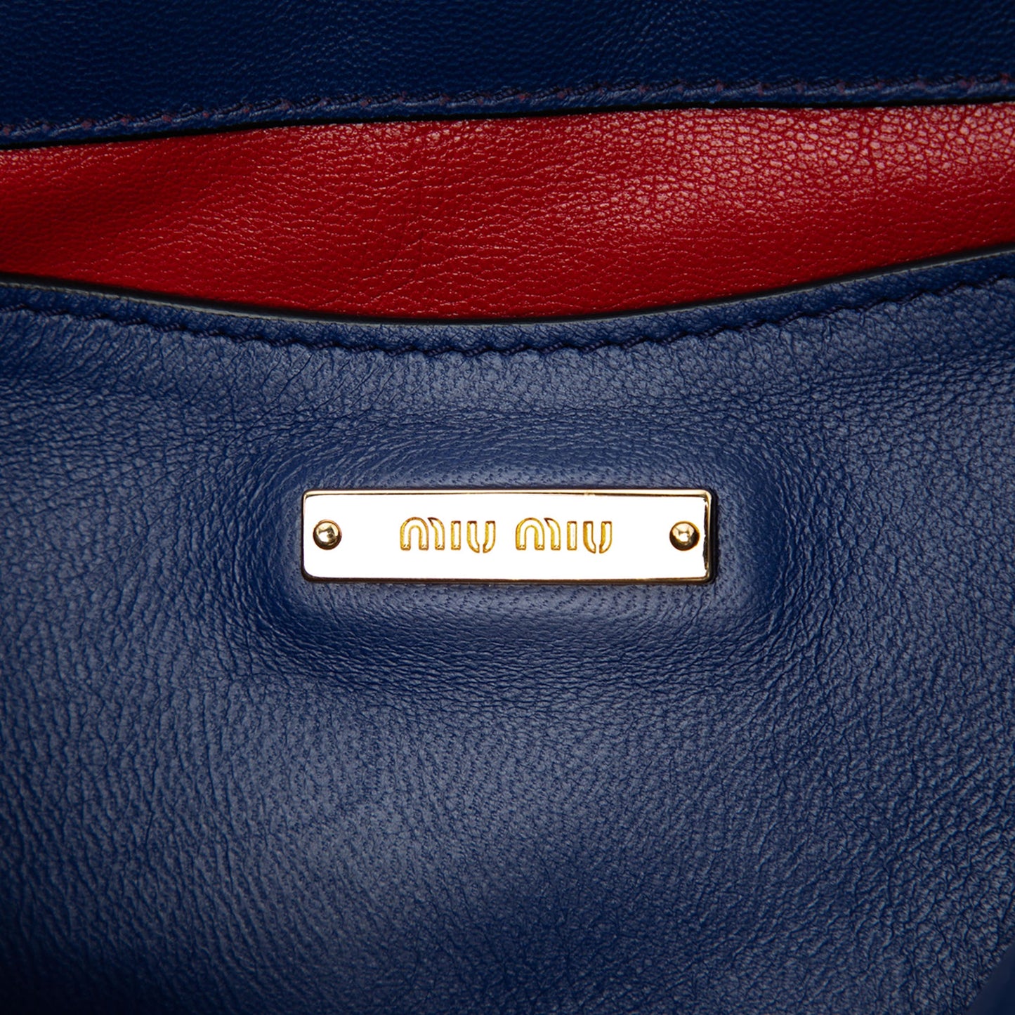 Miu Miu Quilted Nappa Biker Top Handle Bag