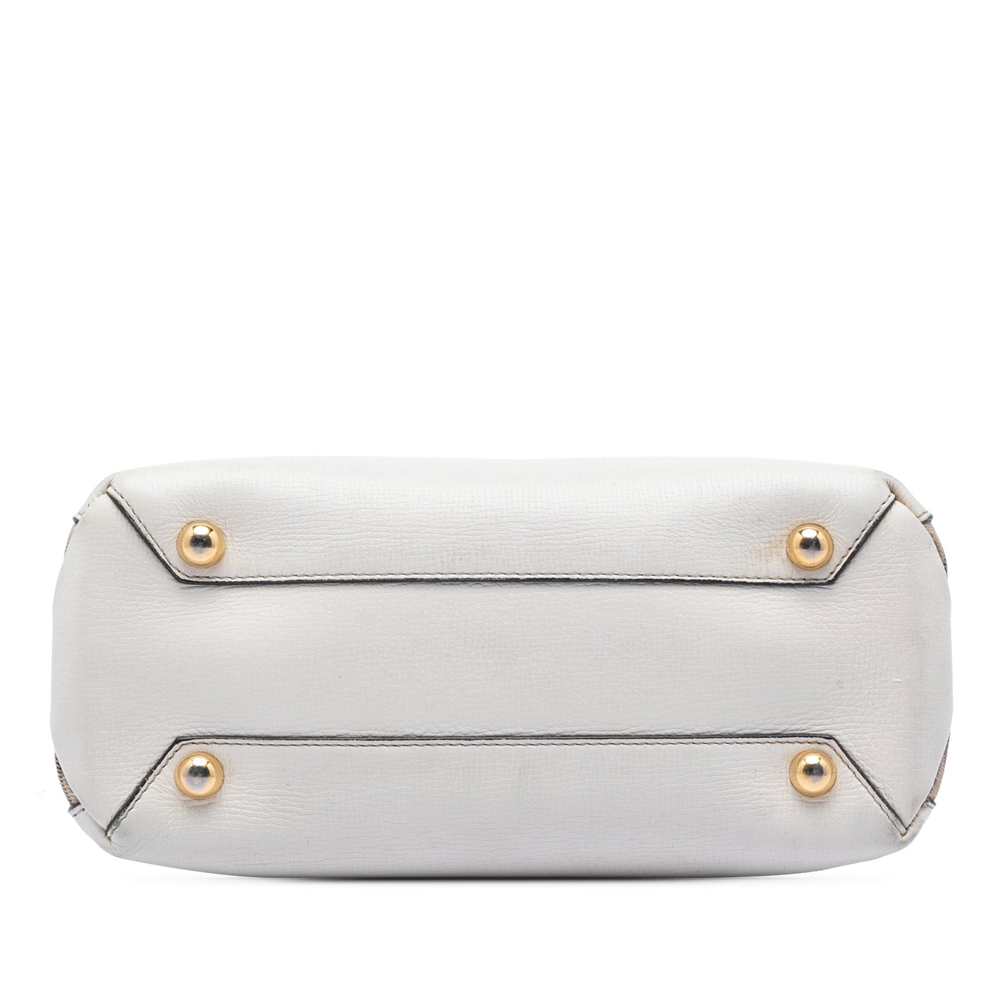 Burberry Small Leather and House Check Banner Satchel