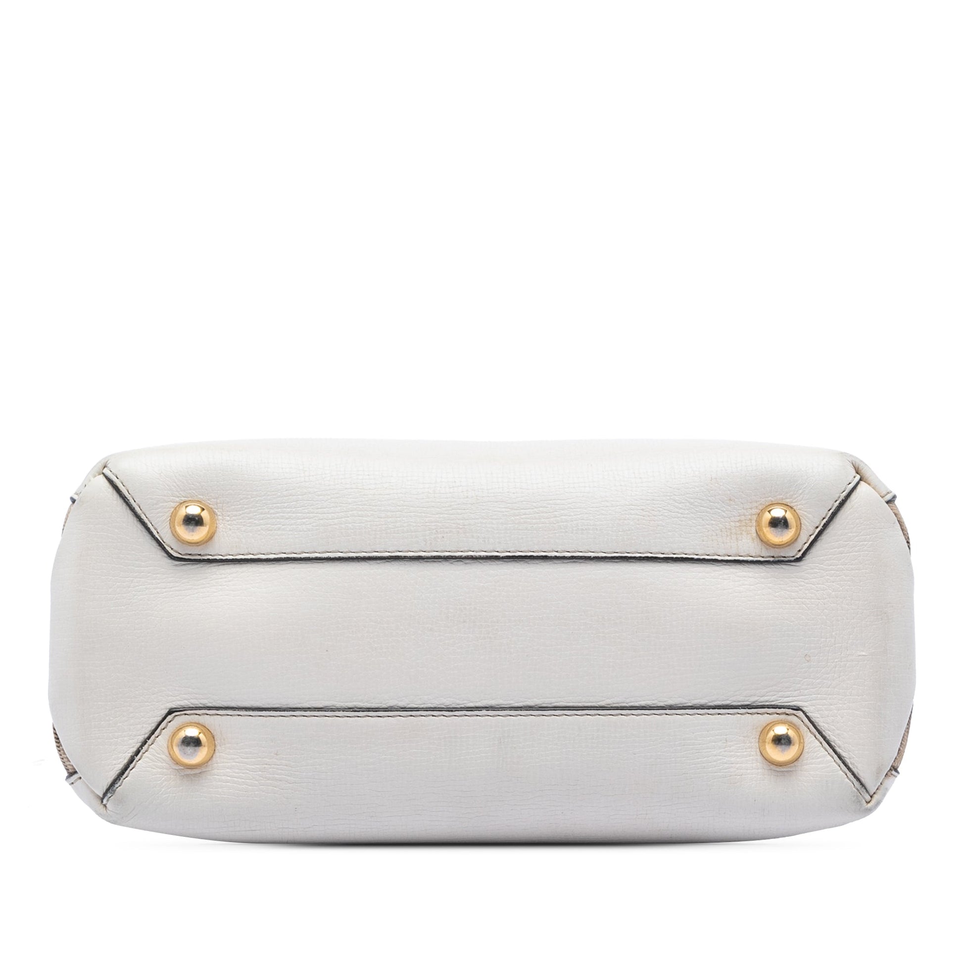 Burberry Small Leather and House Check Banner Satchel