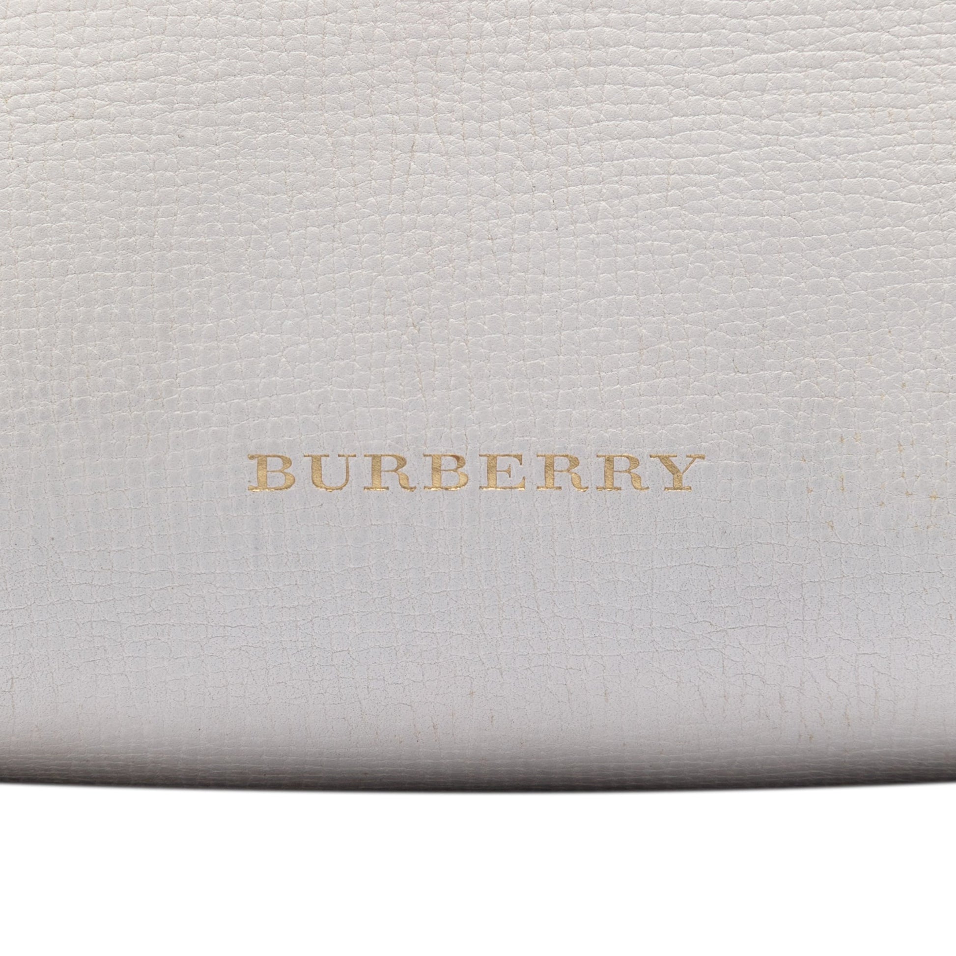 Burberry Small Leather and House Check Banner Satchel