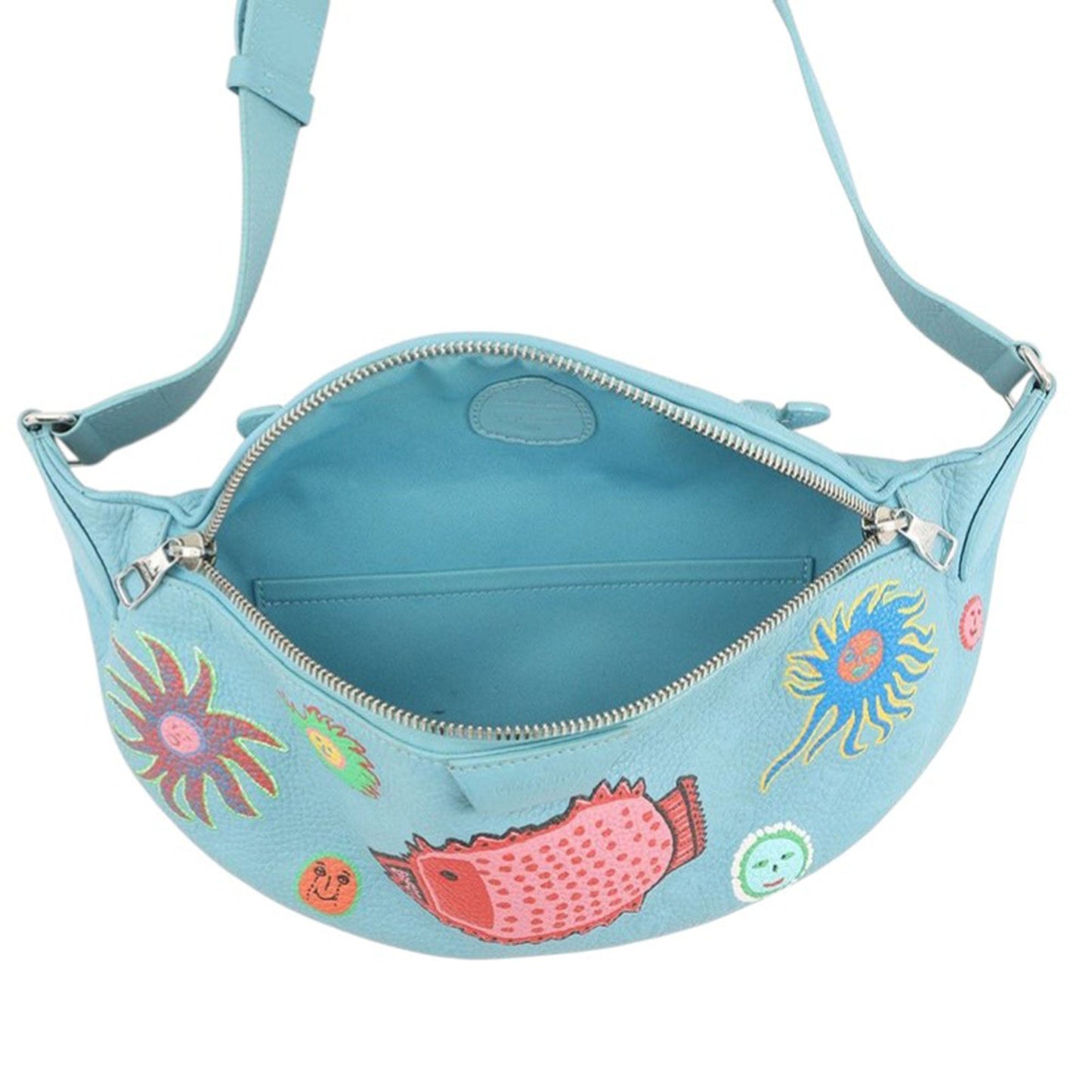 Yayoi Kusama Taurillon Faces Maxi Bumbag