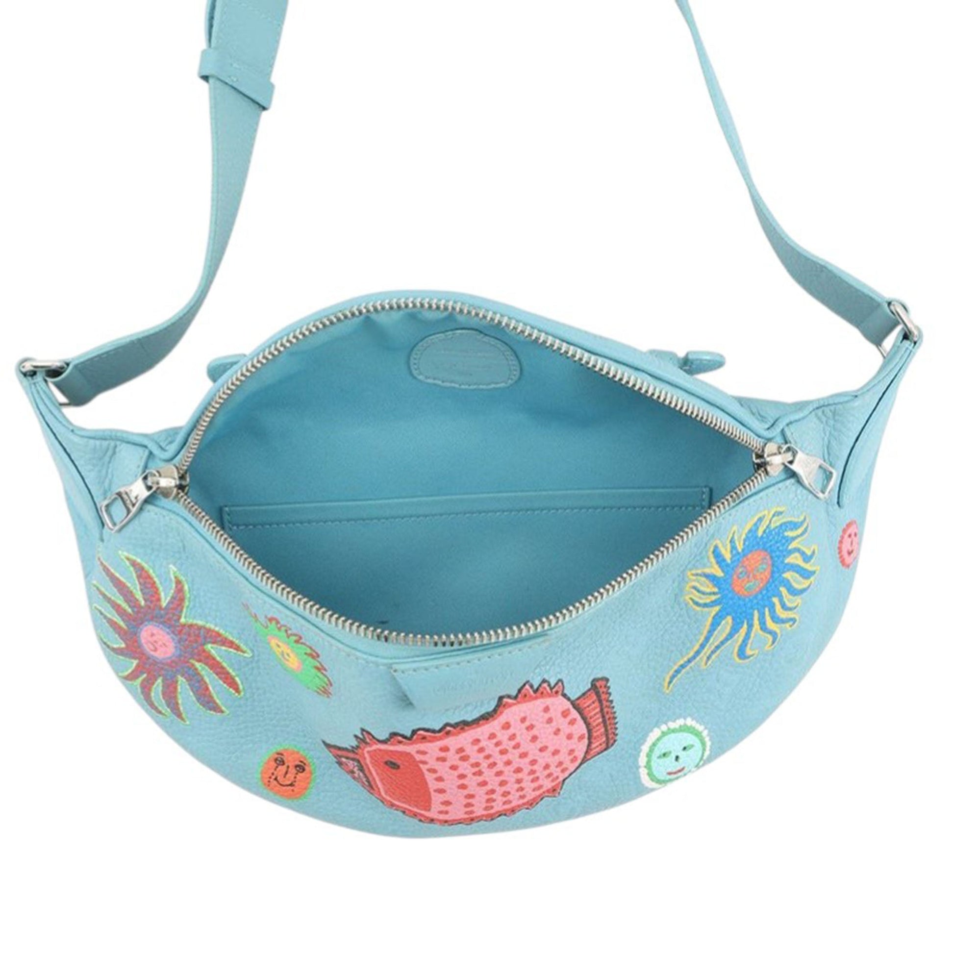 Yayoi Kusama Taurillon Faces Maxi Bumbag