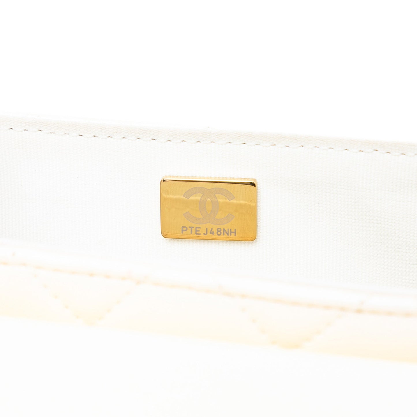 CC Quilted Lambskin Top Handle Bag