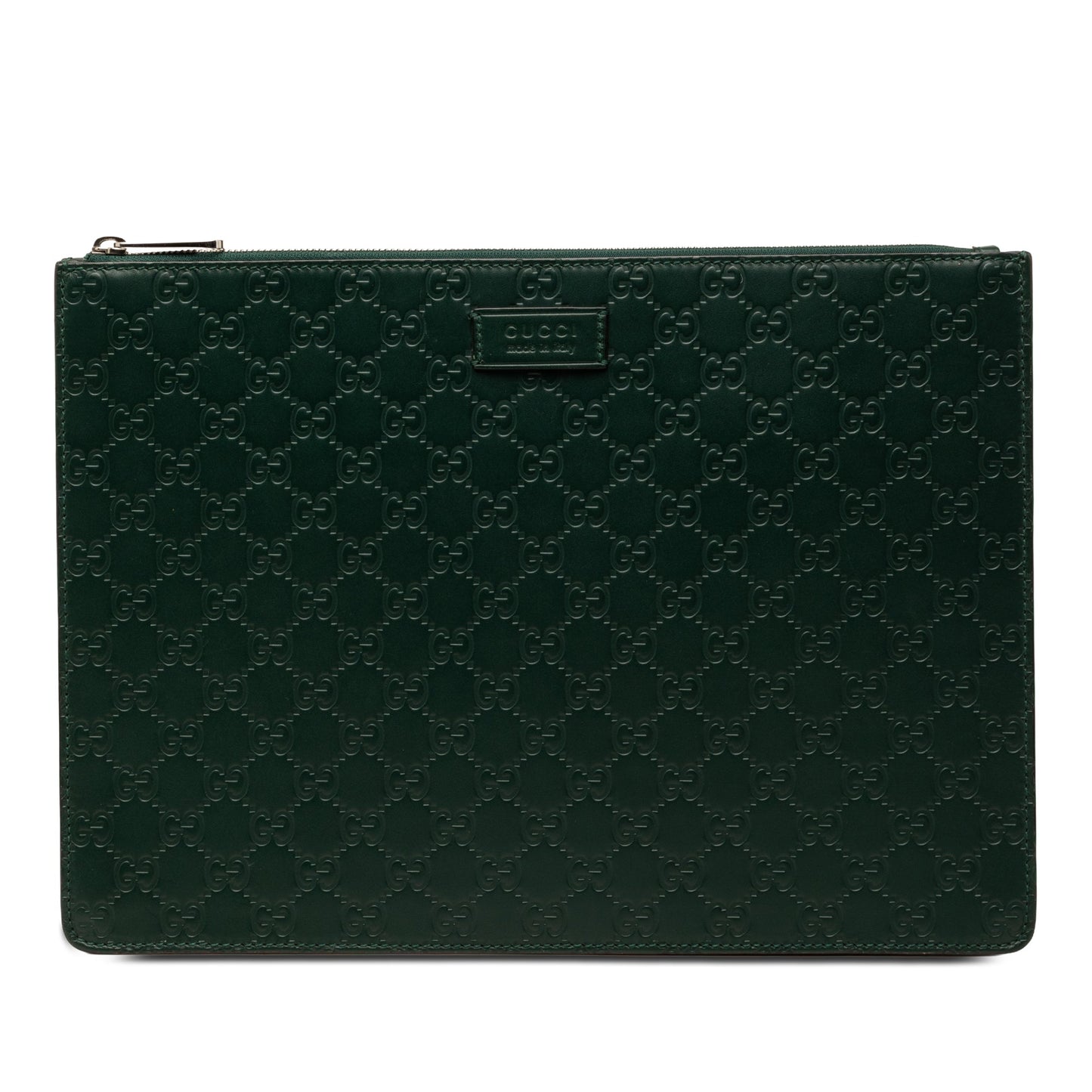 Gucci Guccissima Zip Messenger Bag