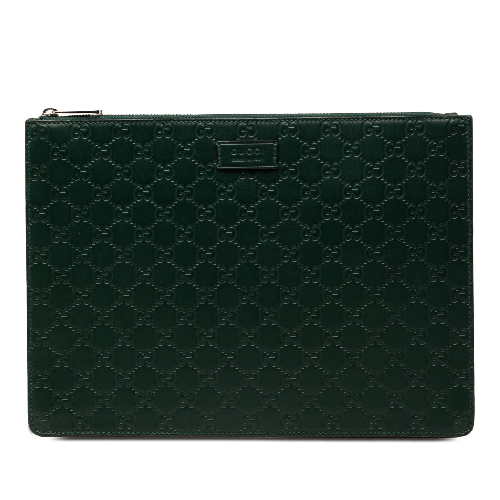 Gucci Guccissima Zip Messenger Bag