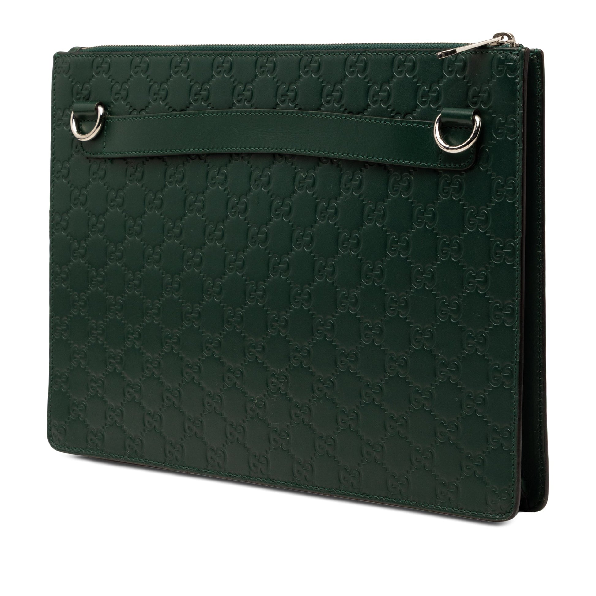 Gucci Guccissima Zip Messenger Bag