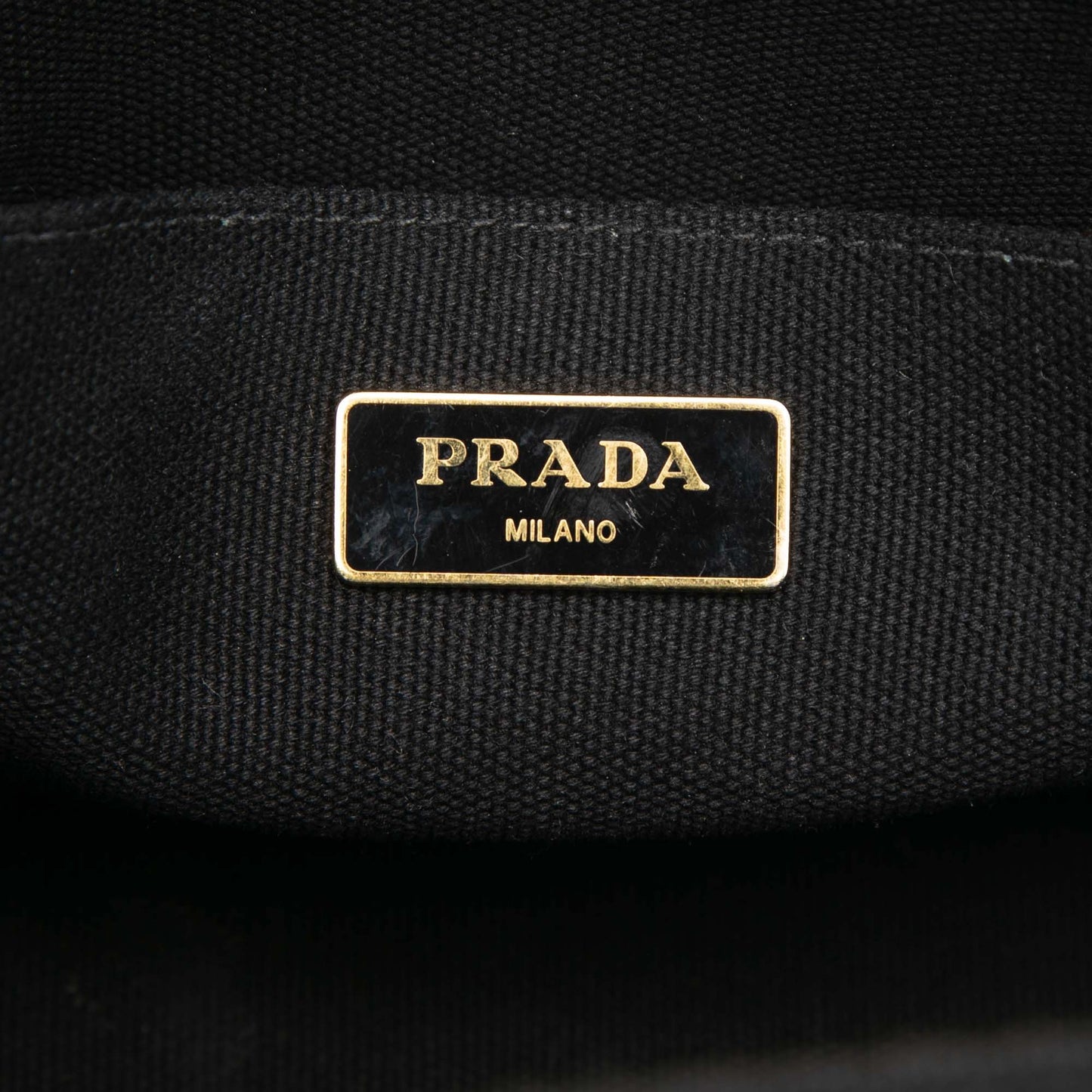Prada Small Canvas Canapa Logo Satchel