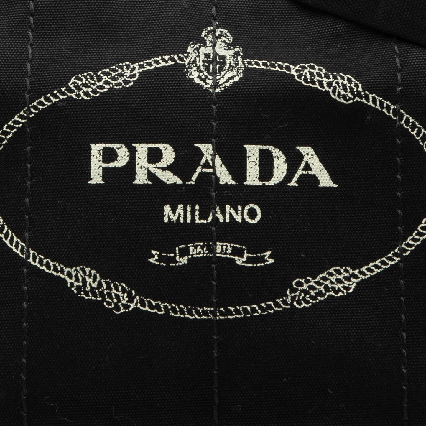 Prada Small Canvas Canapa Logo Satchel