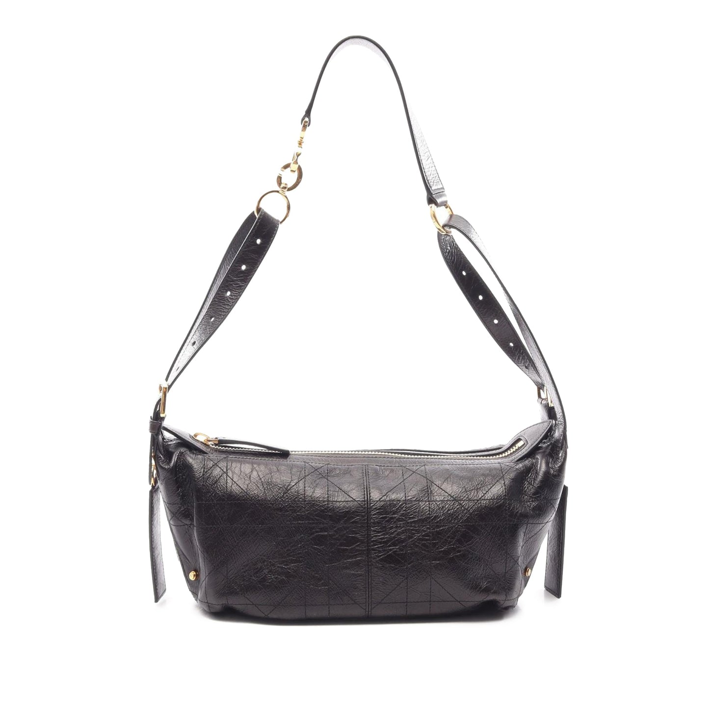 Dior Small Crinkled Calfskin Macrocannage D Journey Bag