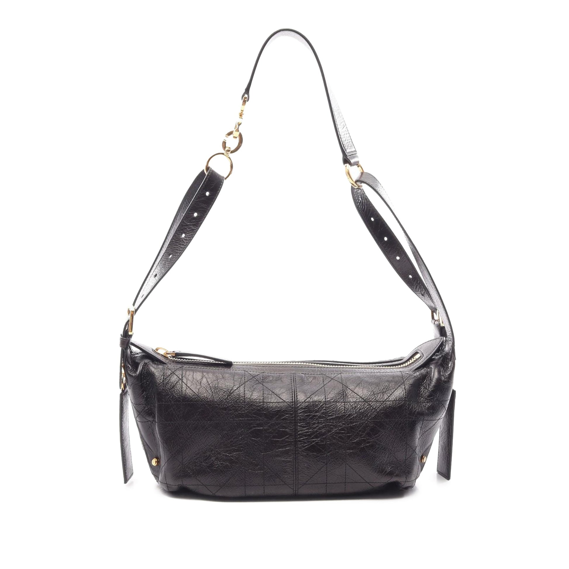 Dior Small Crinkled Calfskin Macrocannage D Journey Bag