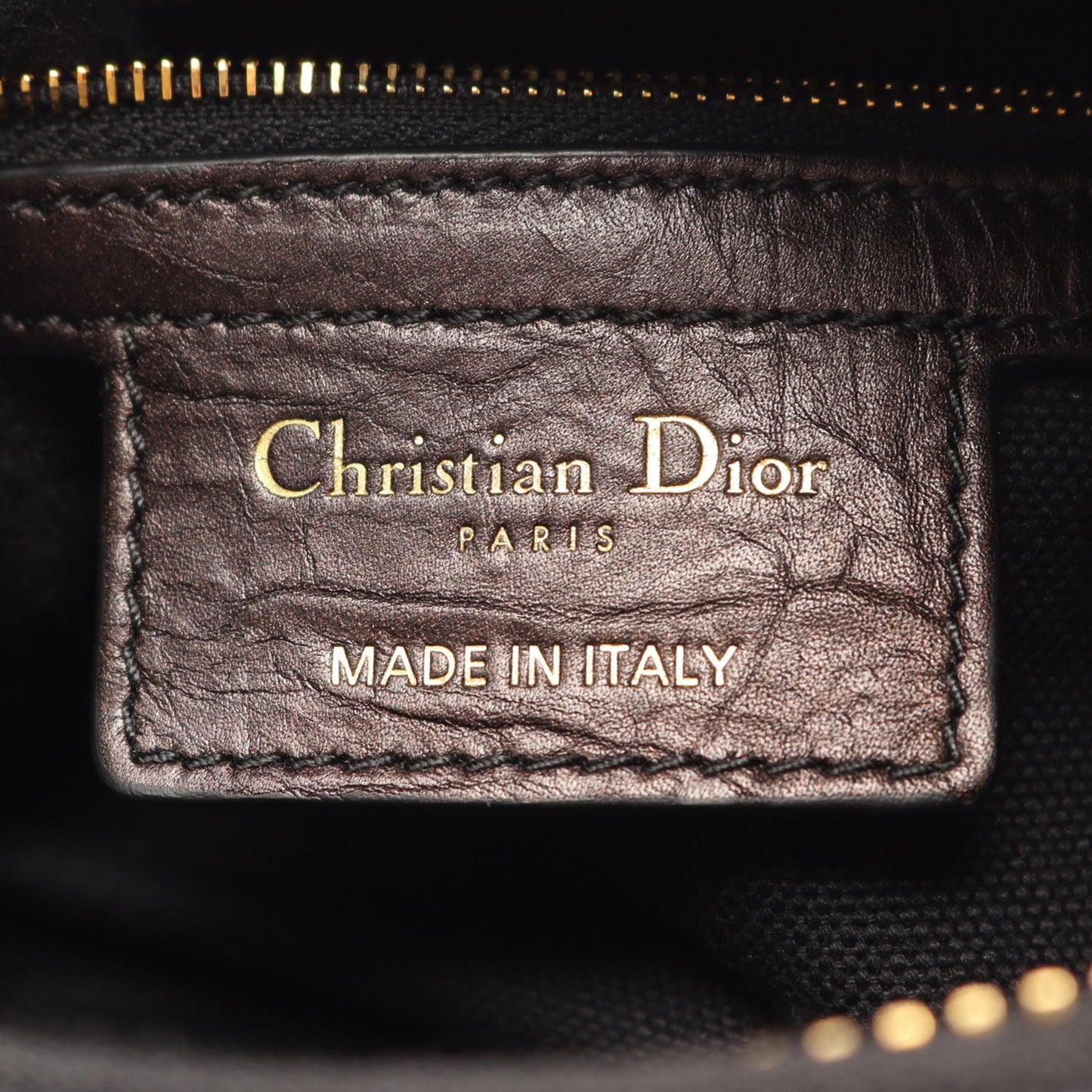 Dior Small Crinkled Calfskin Macrocannage D Journey Bag