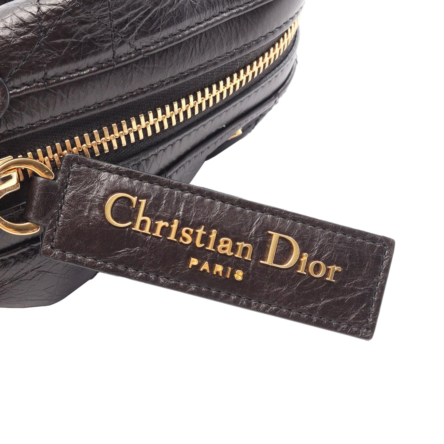 Dior Small Crinkled Calfskin Macrocannage D Journey Bag