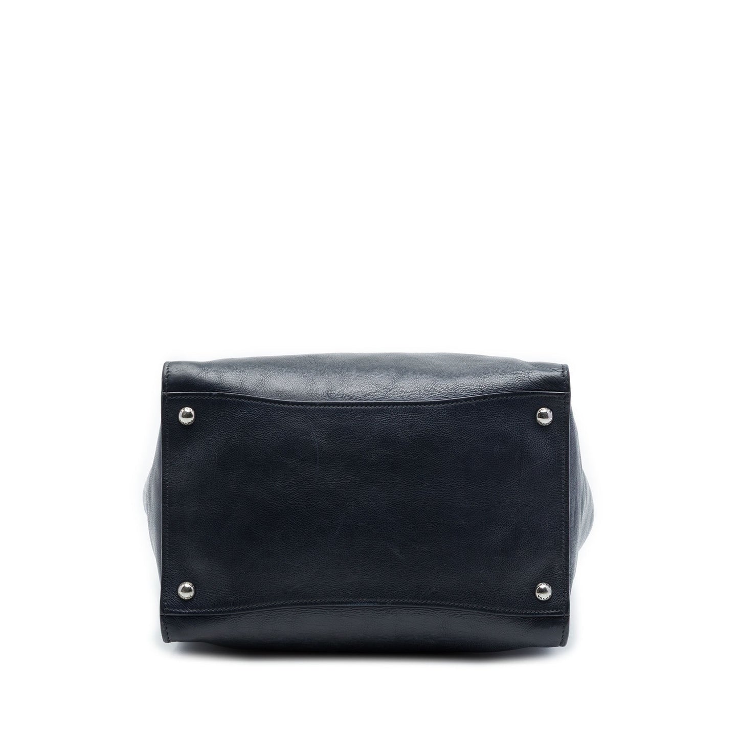 Prada Glace Calf Twin Pocket Double Handle Satchel