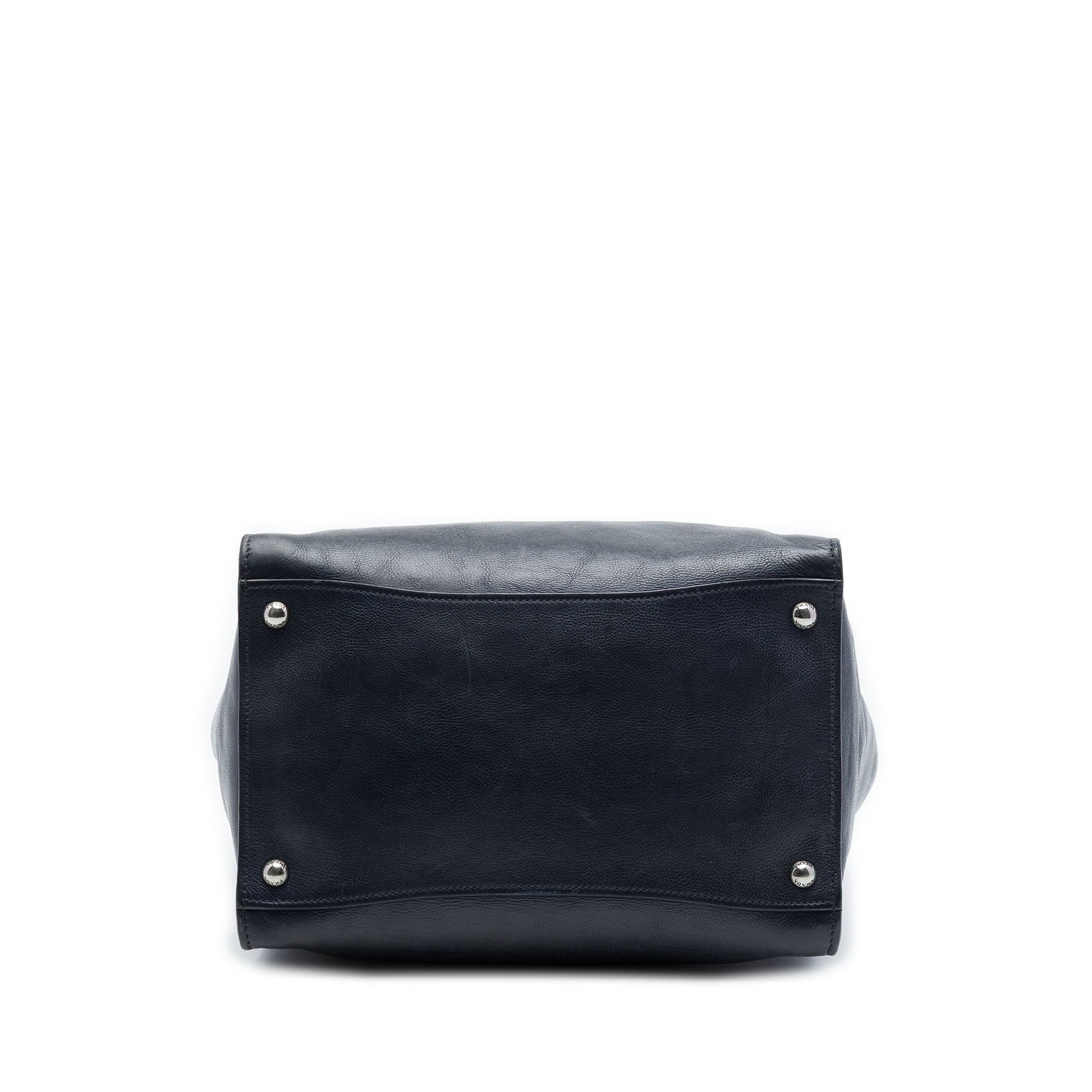 Prada Glace Calf Twin Pocket Double Handle Satchel